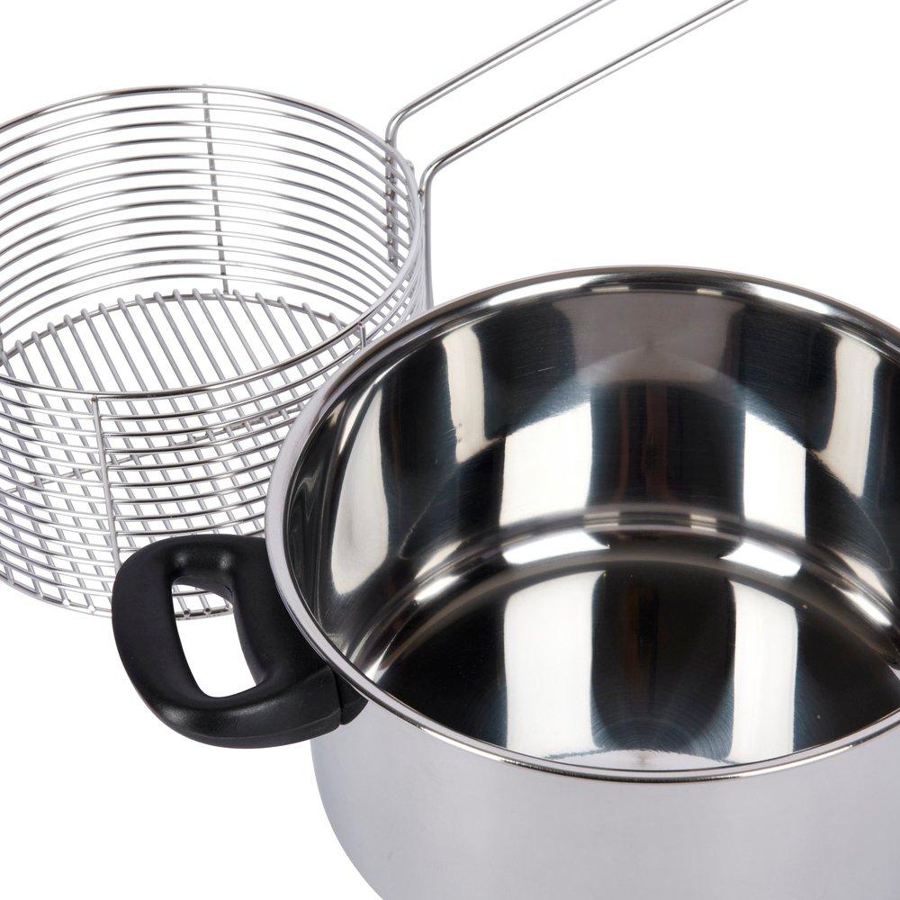 Silver - KitchenCraft - Chip Fryer and Basket - 3