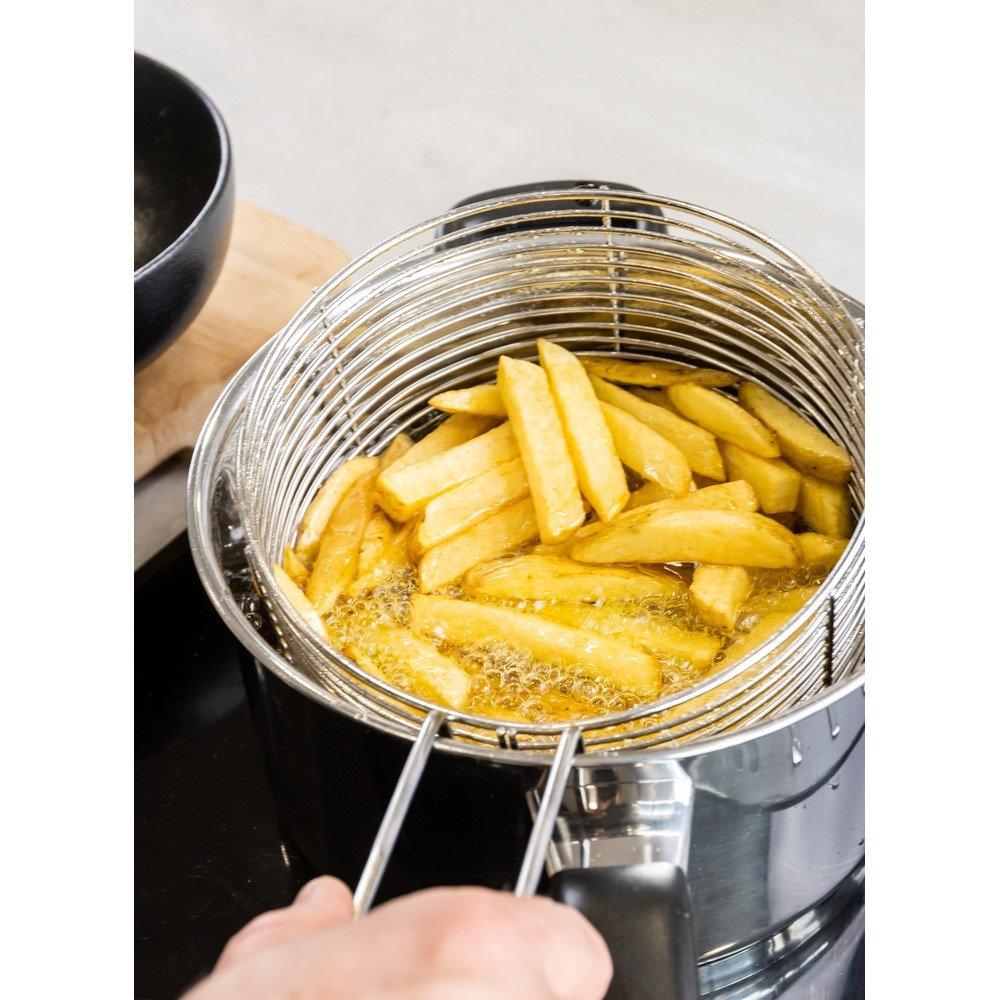 Silver - KitchenCraft - Chip Fryer and Basket - 4