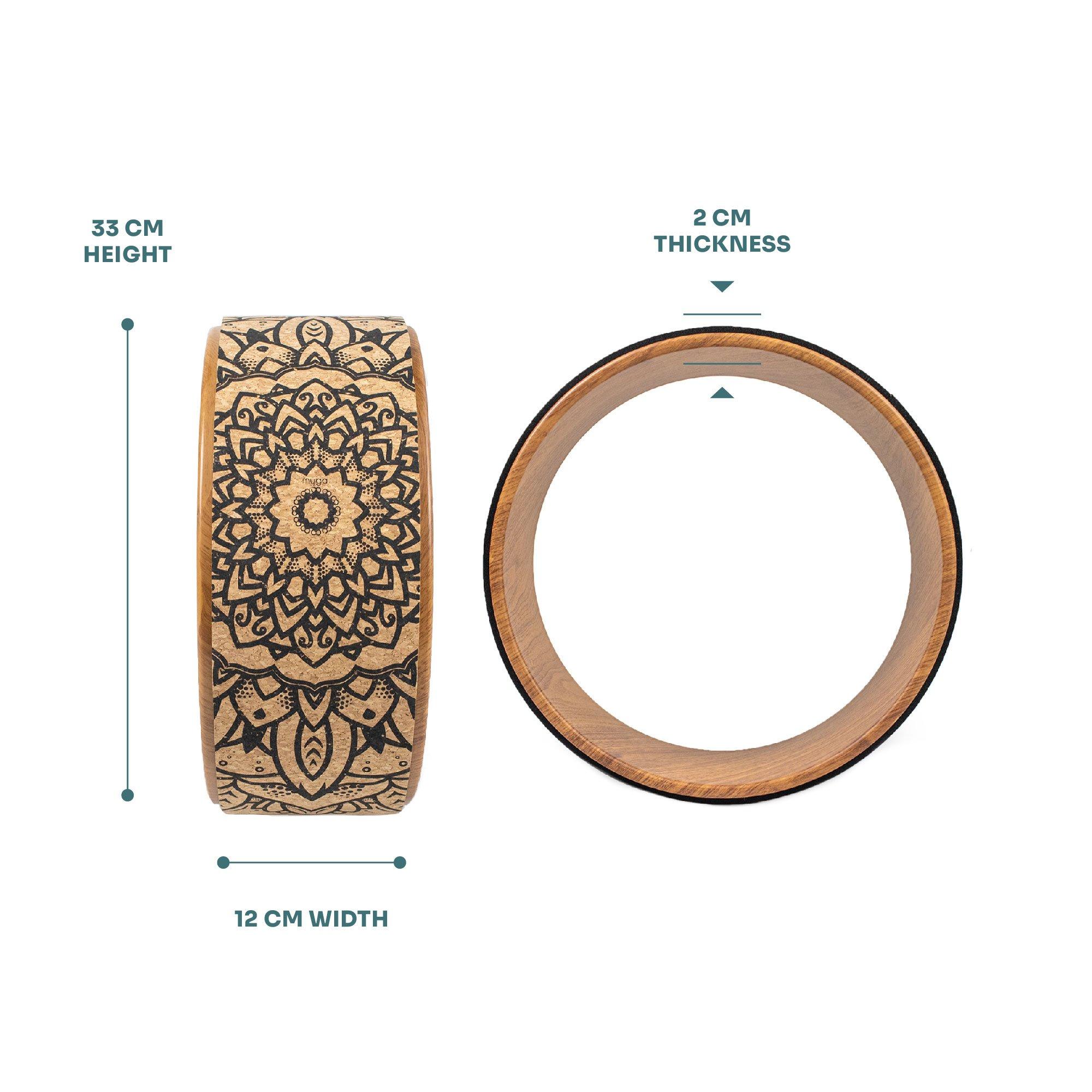 Cork Mandala - Myga - Yoga Wheel - Cork Mandala - 5