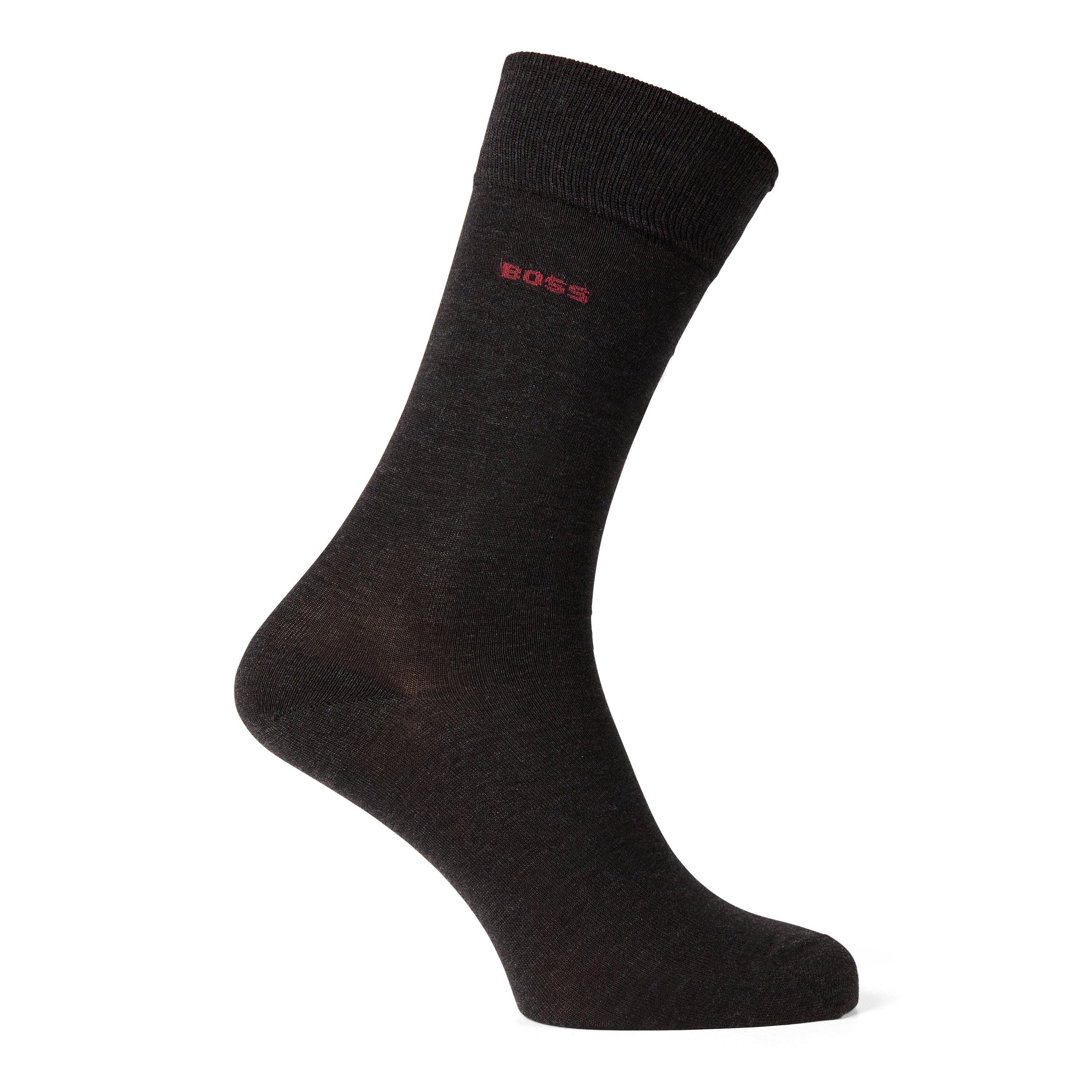 Charcoal 013 - Boss - Men's Houndstooth Crew Socks - 4