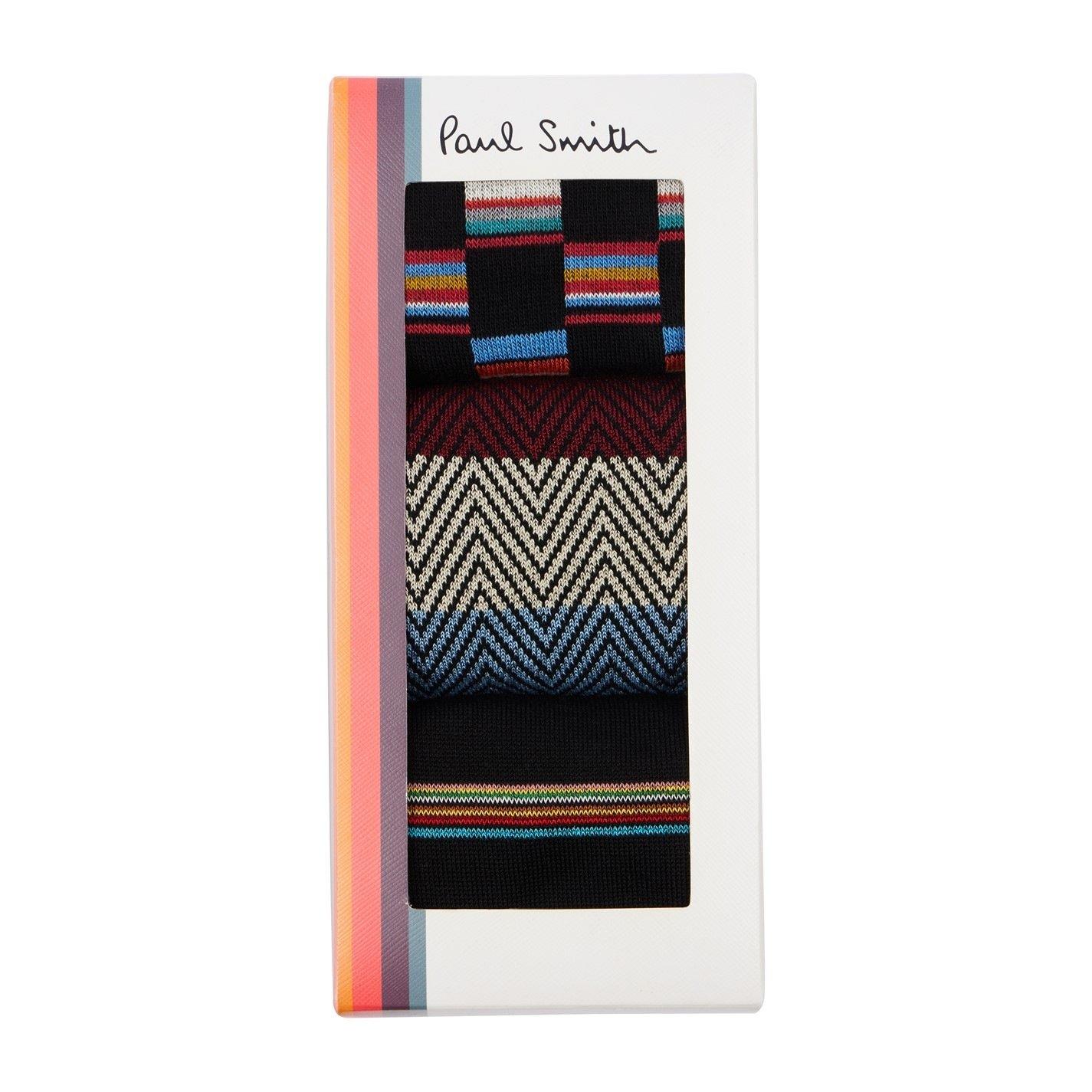 Paul Smith 3-Pack AOP Socks Gift Box - Multicolour 1A