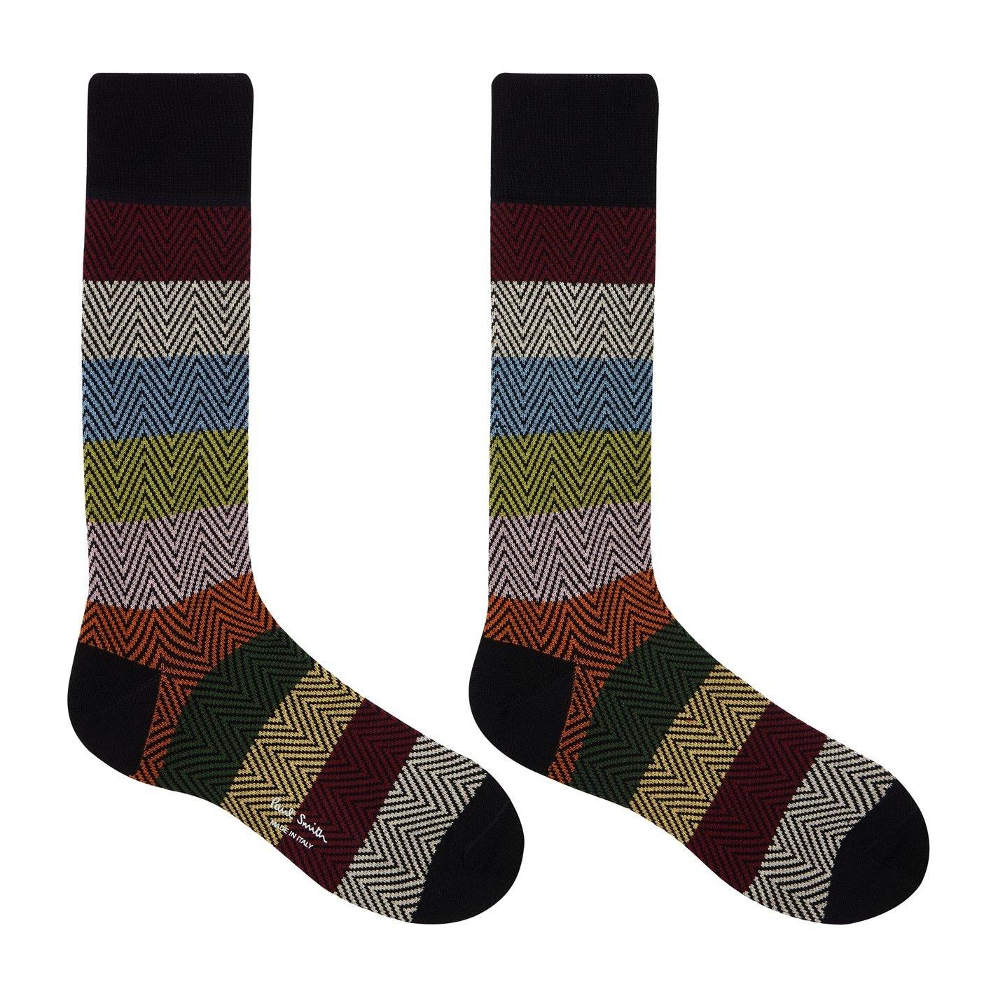 Multicolore 1A - Paul Smith - 3-Pack AOP Socks Gift Box - 2