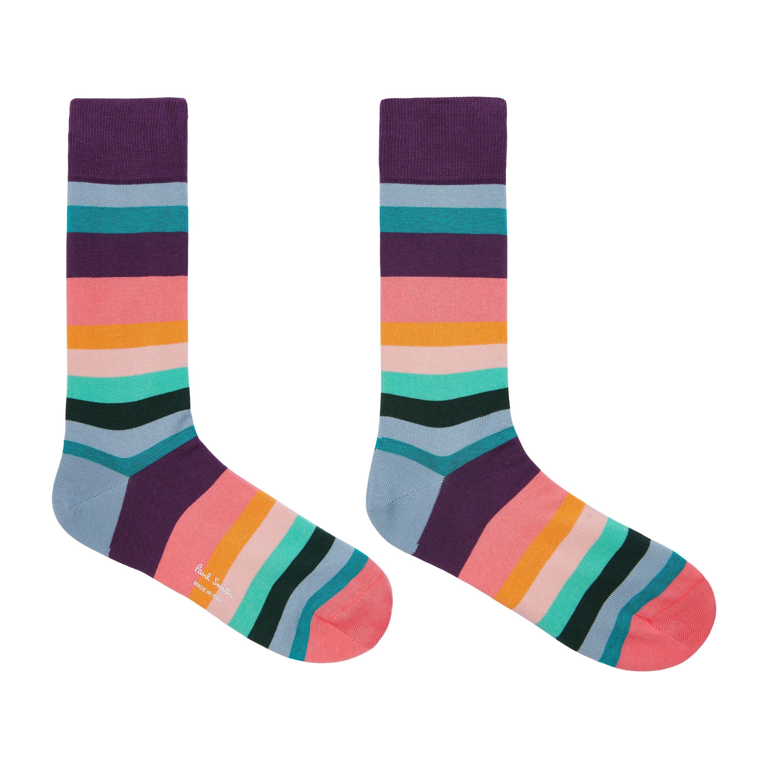 Multicolour 96 - Paul Smith - Men's Artist Crew Socks - 2
