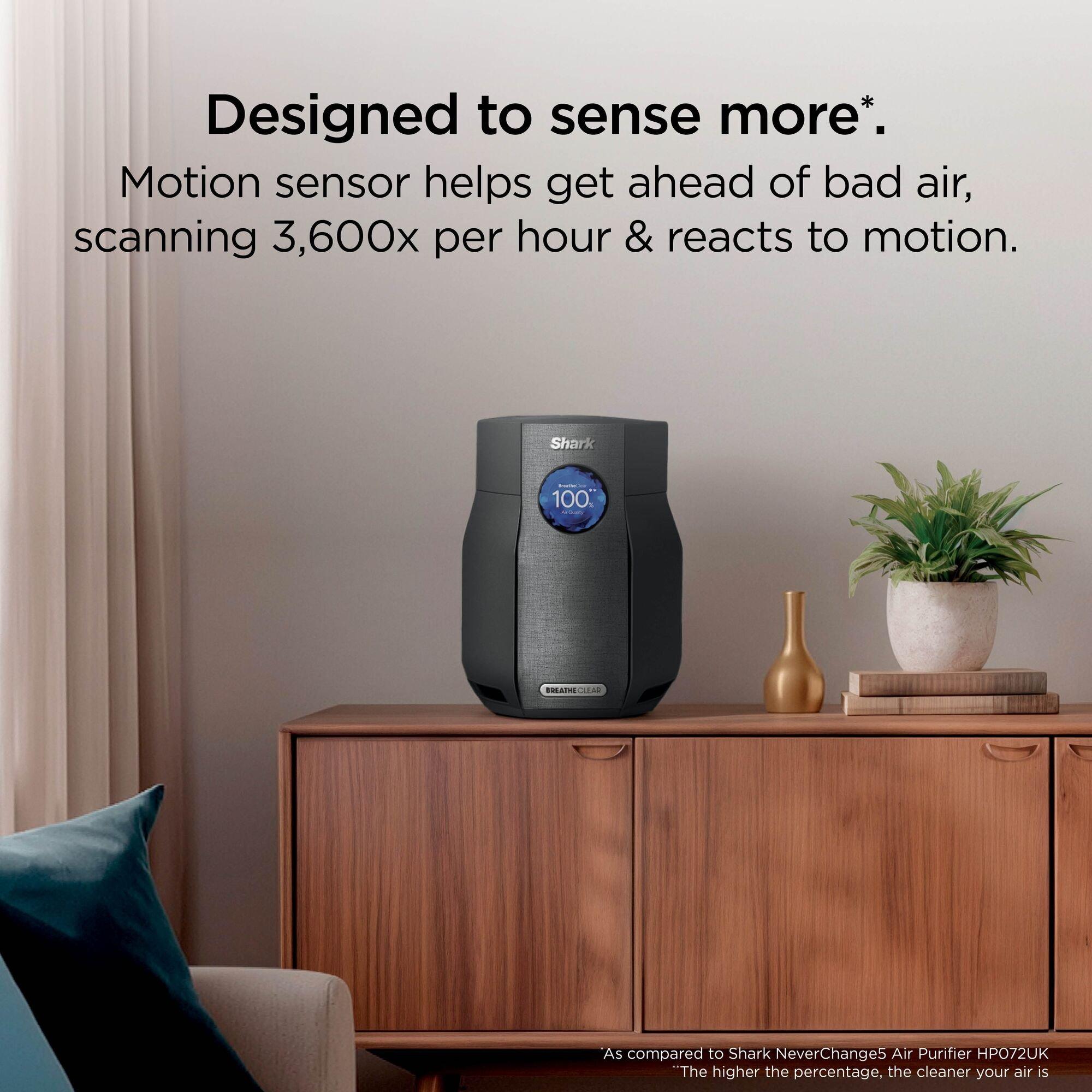 Charcoal - Shark - BreatheClear Compact Air Purifier HP062UKBK - 5