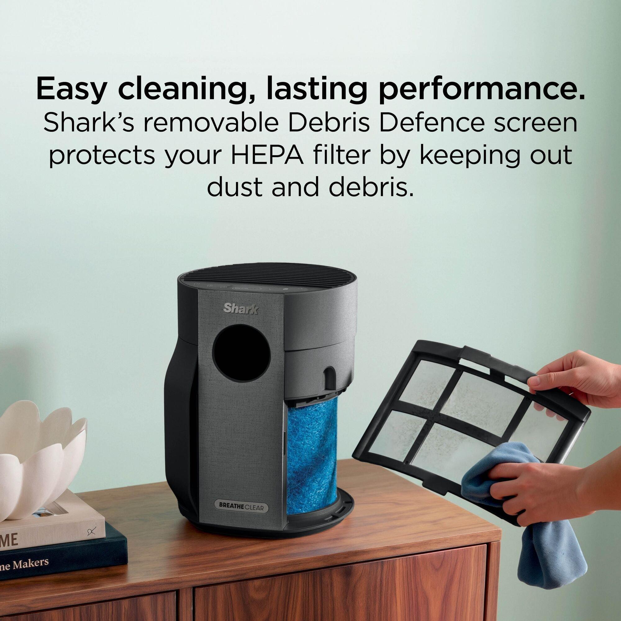 Charcoal - Shark - BreatheClear Compact Air Purifier HP062UKBK - 6