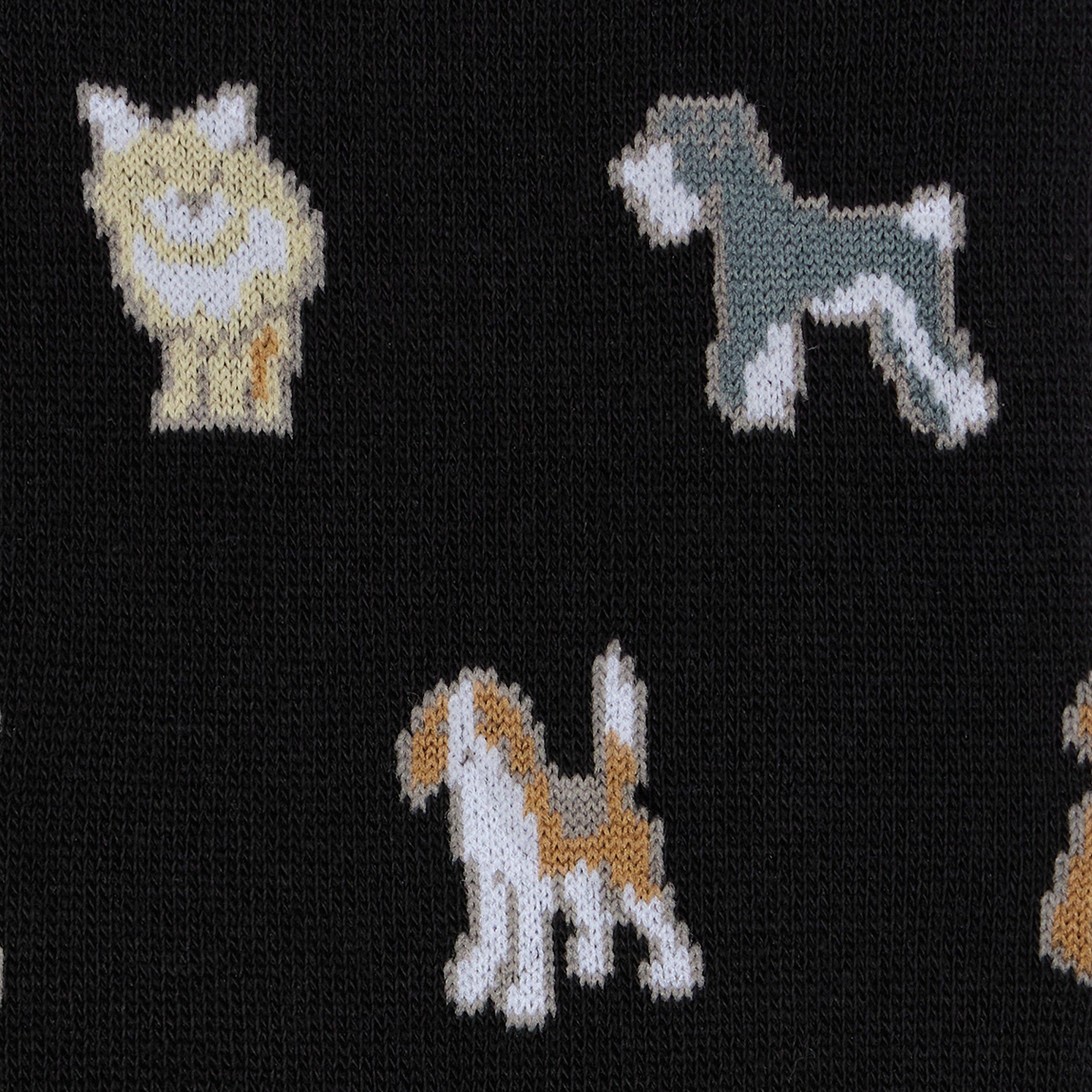 Negro 79 - Paul Smith - Men's Kyoto Dogs Crew Socks - 3