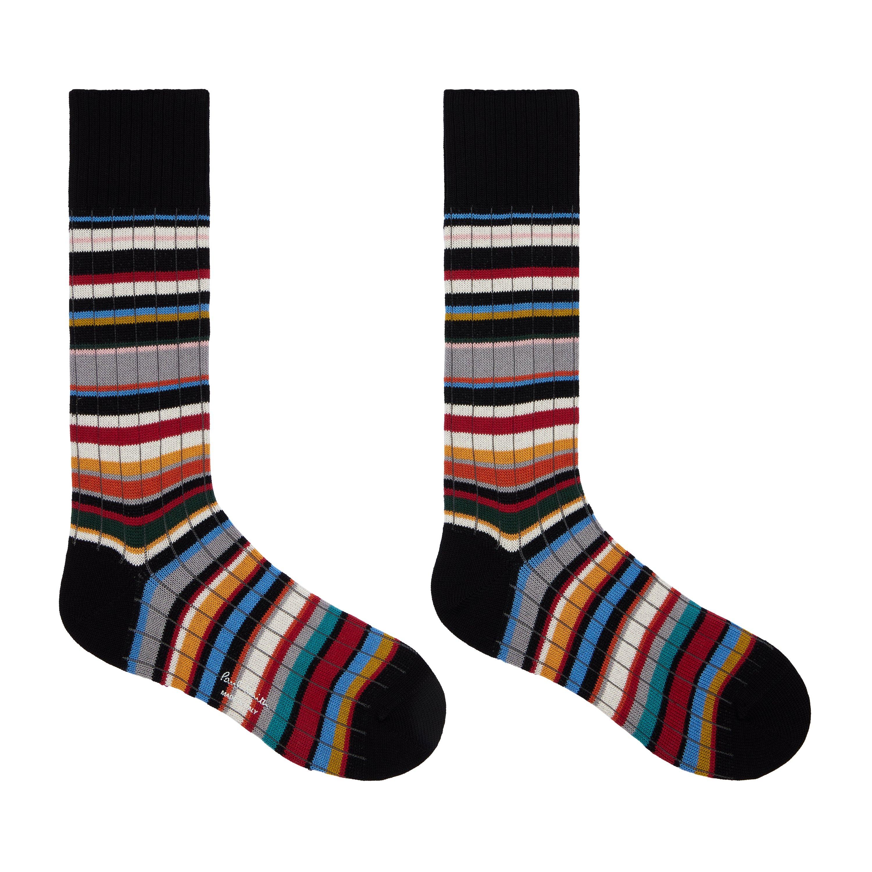Multicolour 92 - Paul Smith - Kieran Signature Stripe Crew Sock - 2