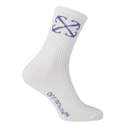 Off White Arrow Mid Calf Sock