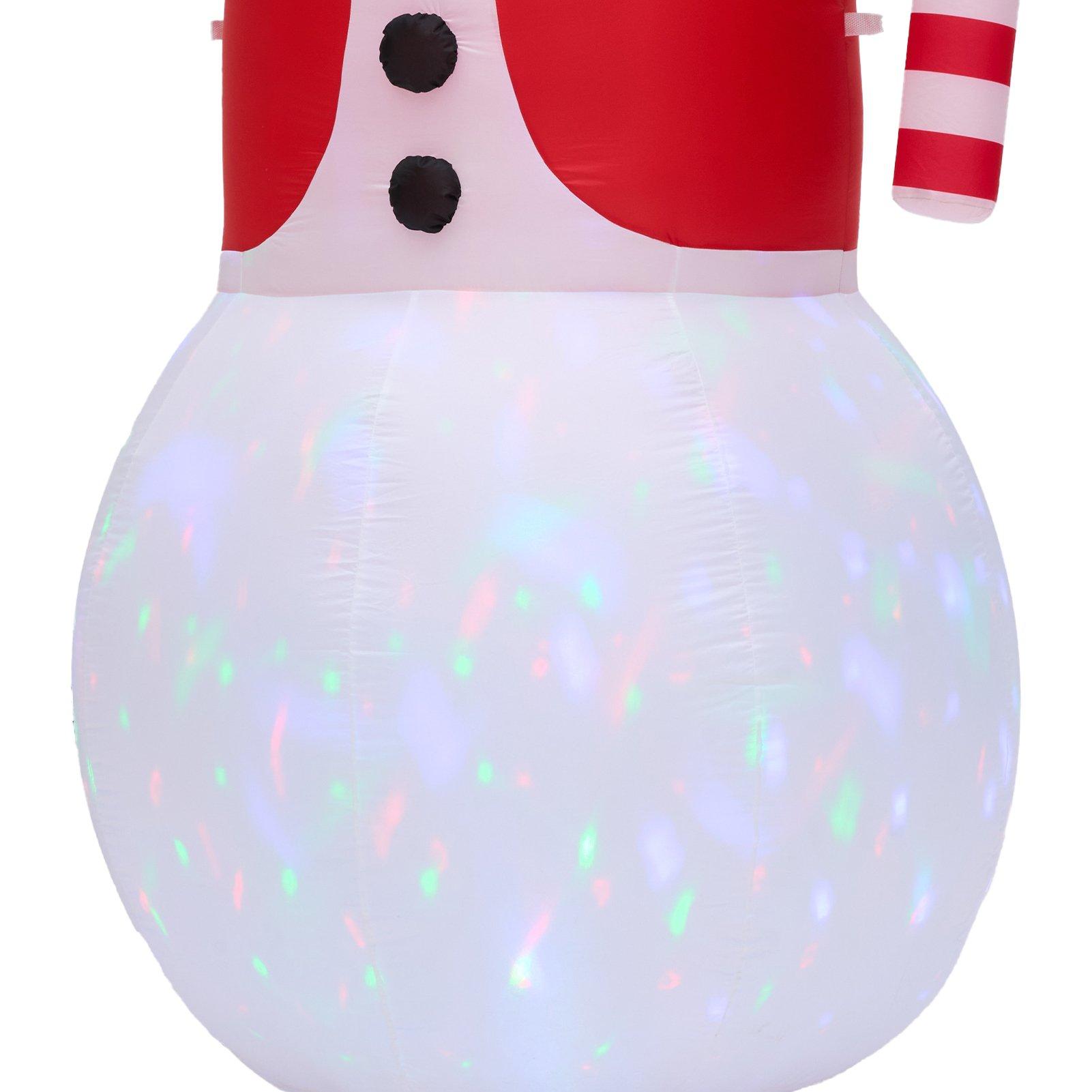 Multi - LIFE IDEAS - 2.4M Christmas Inflatable Snowman - 5