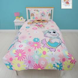 Paw Patrol Paw Patrol Flowers Single Rotary Duvet