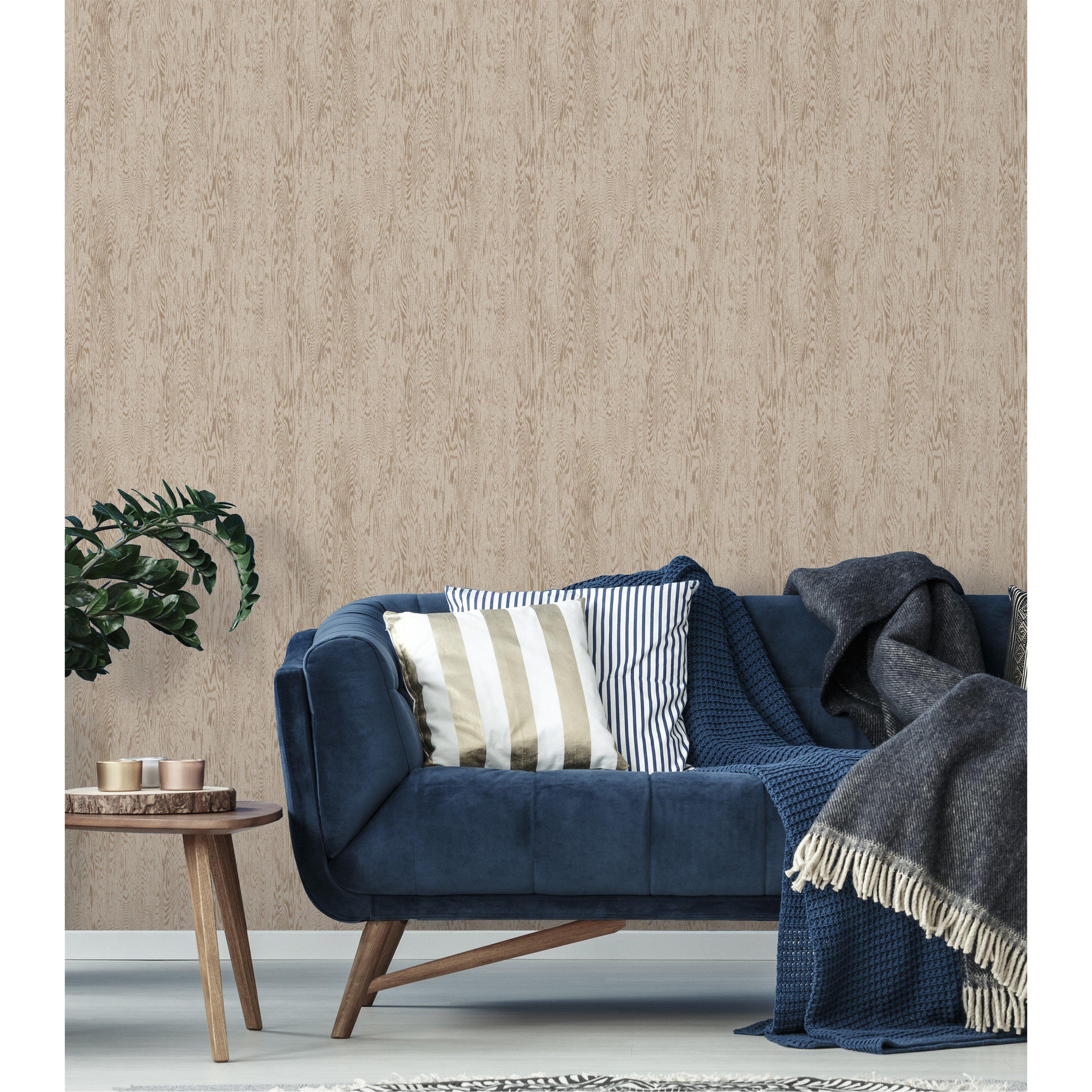 Neutral - Arthouse - Wood Grain Neutral Wallpaper - 4