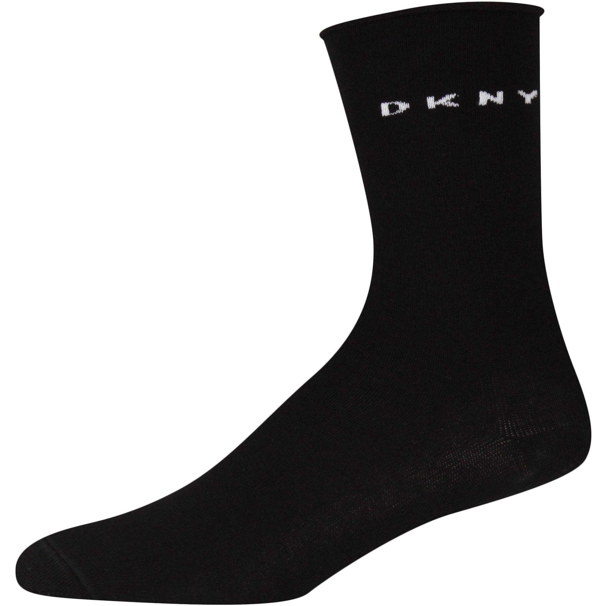 Blk/Blue Gry - DKNY - Women's Hadley Crew Socks - 5
