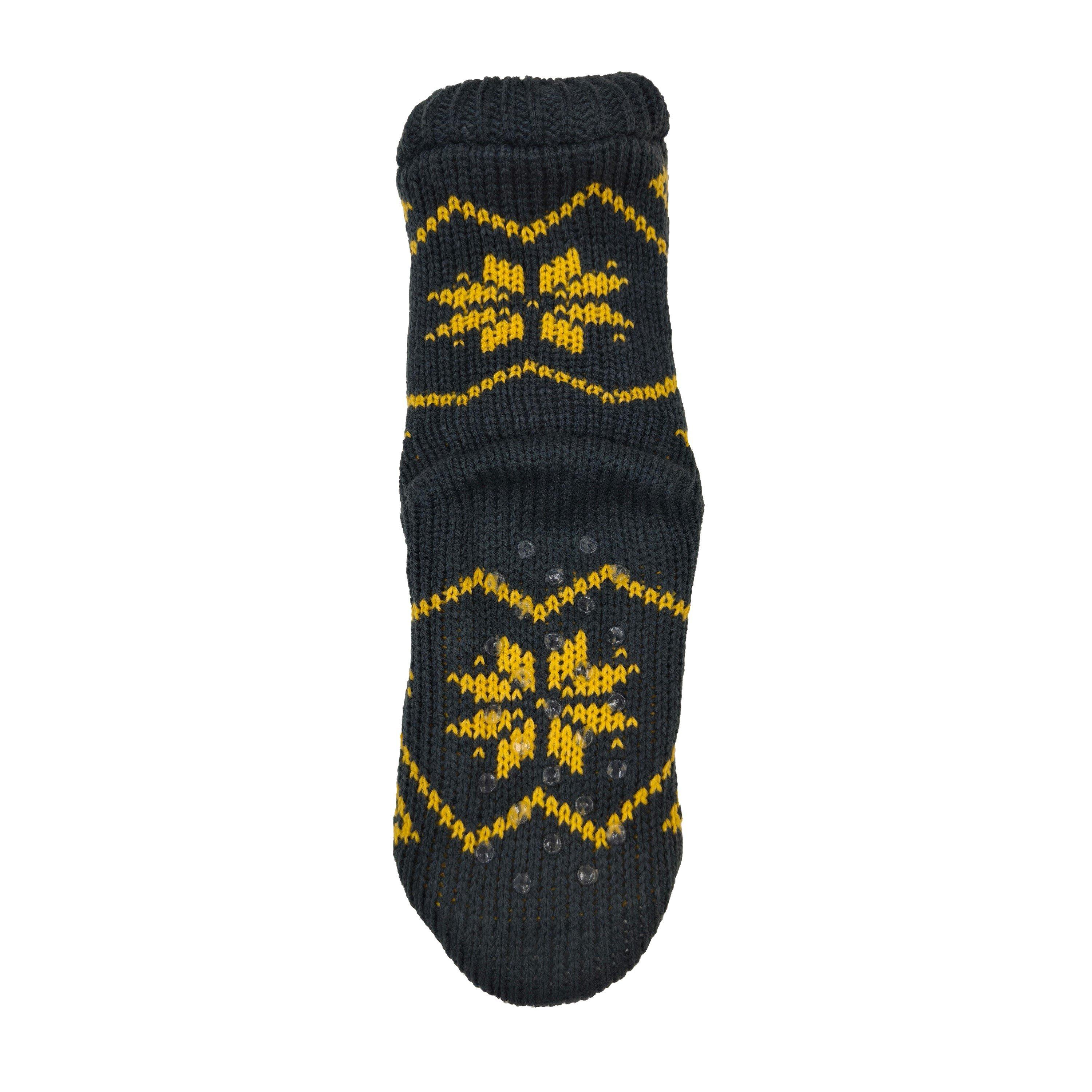 Grey/Yellow - Miso - Xmas Sock Ld99 - 4