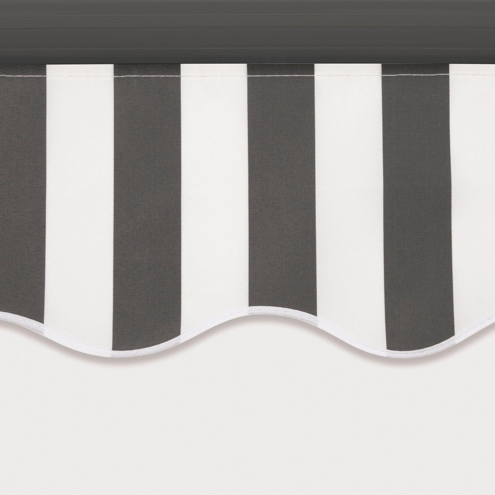 Grey/White - Greenhurst - Easy Fit Kensington Awning - 2