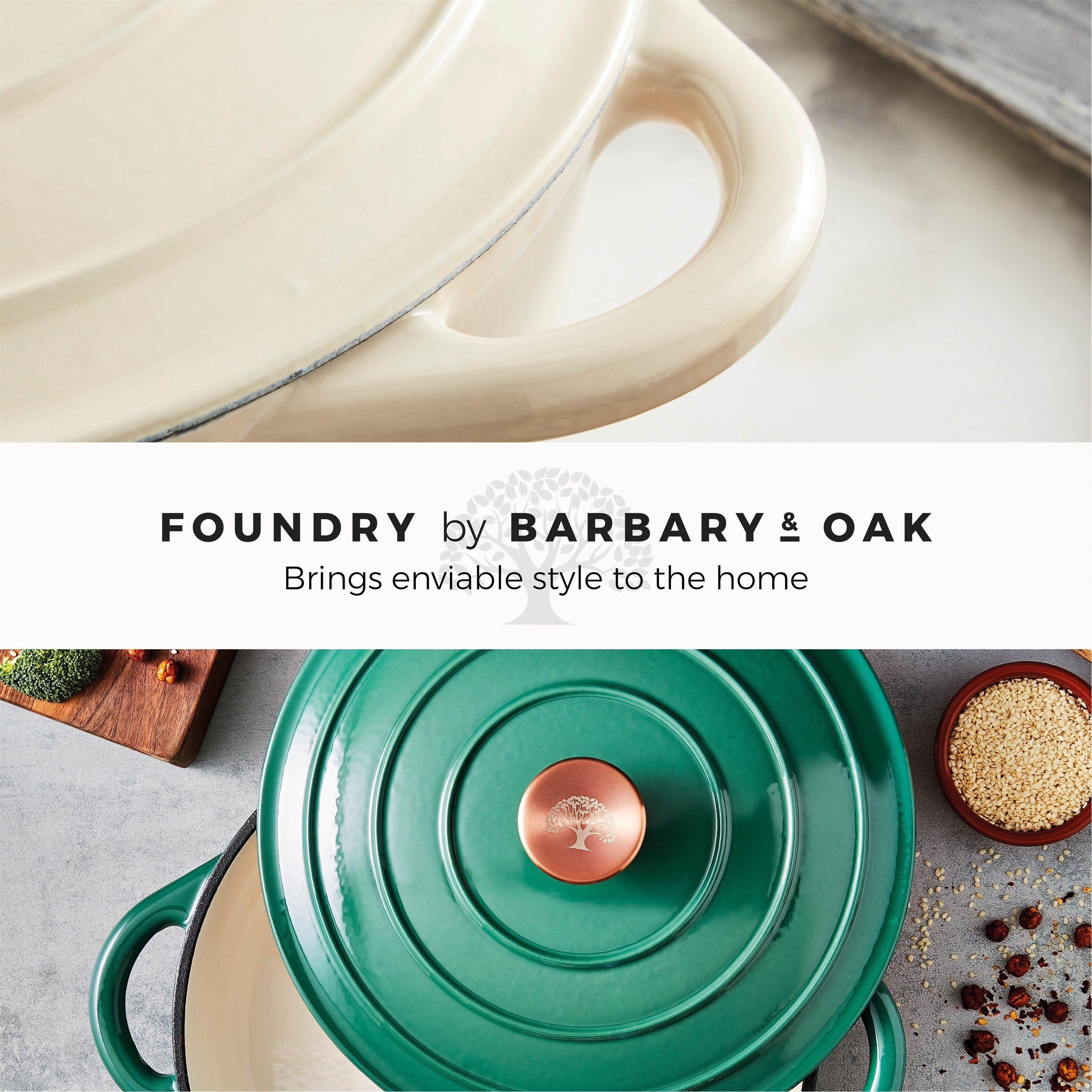 Cream - Barbary And Oak - 28cm Shallow Casserole - 10