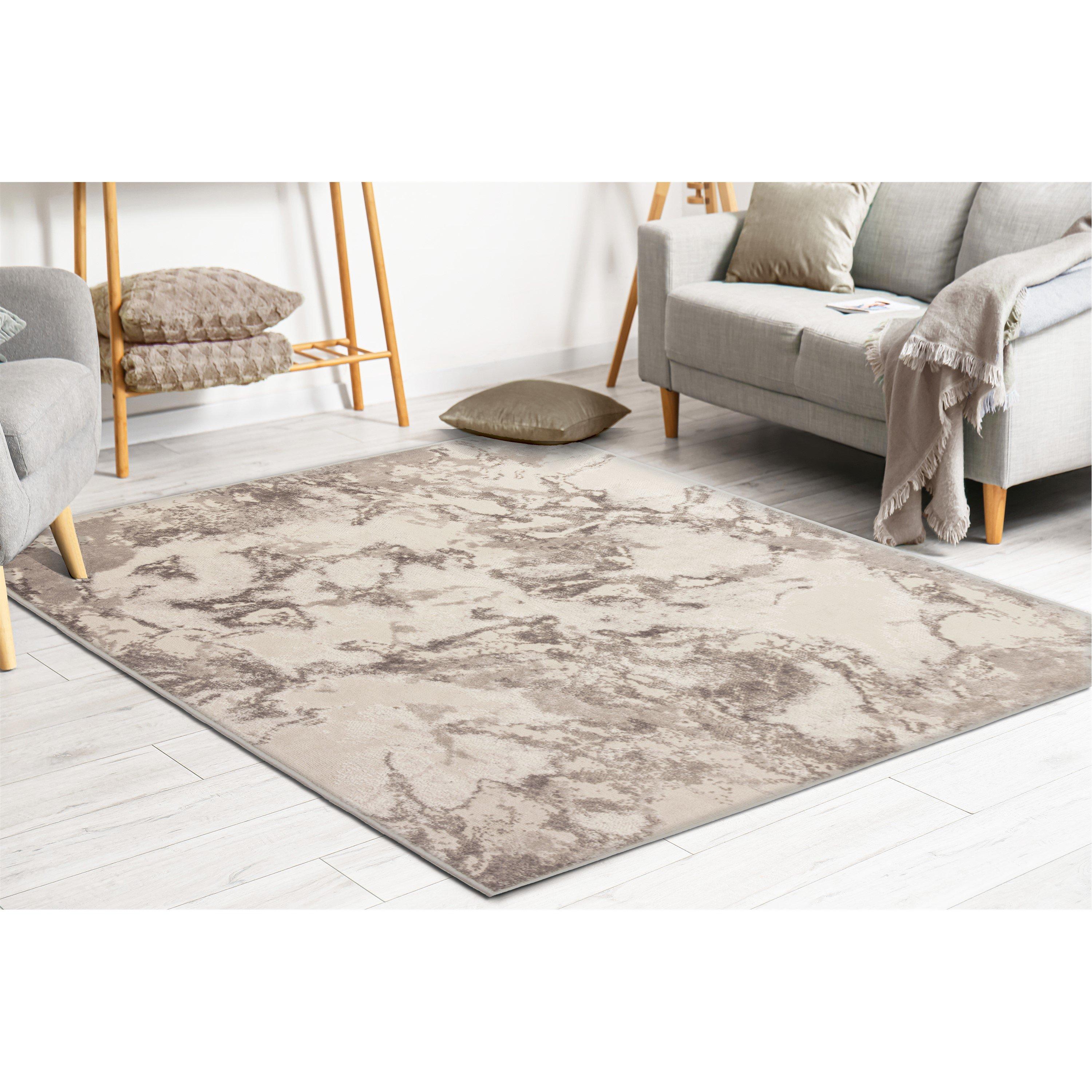 Grey - Arthouse - Muse Bahia Marble Grey 200 x 290cm Rug - 7