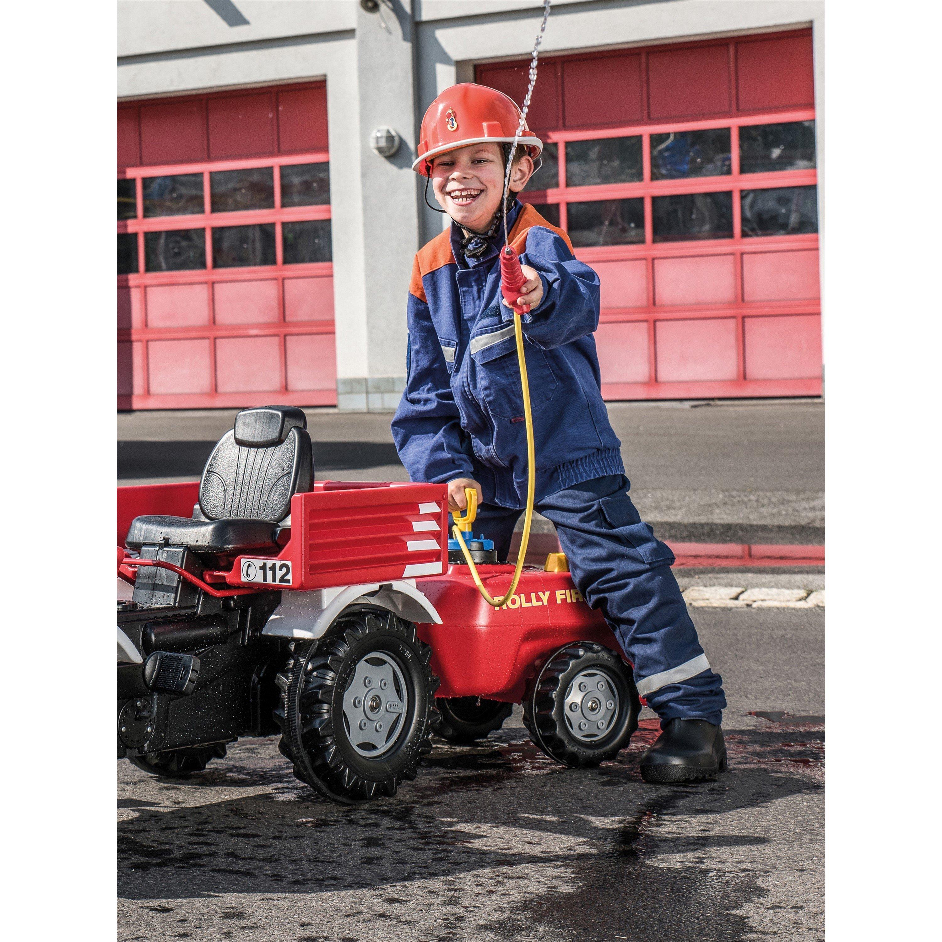 Red - rolly toys - Water Tanker Red with Spray - 2