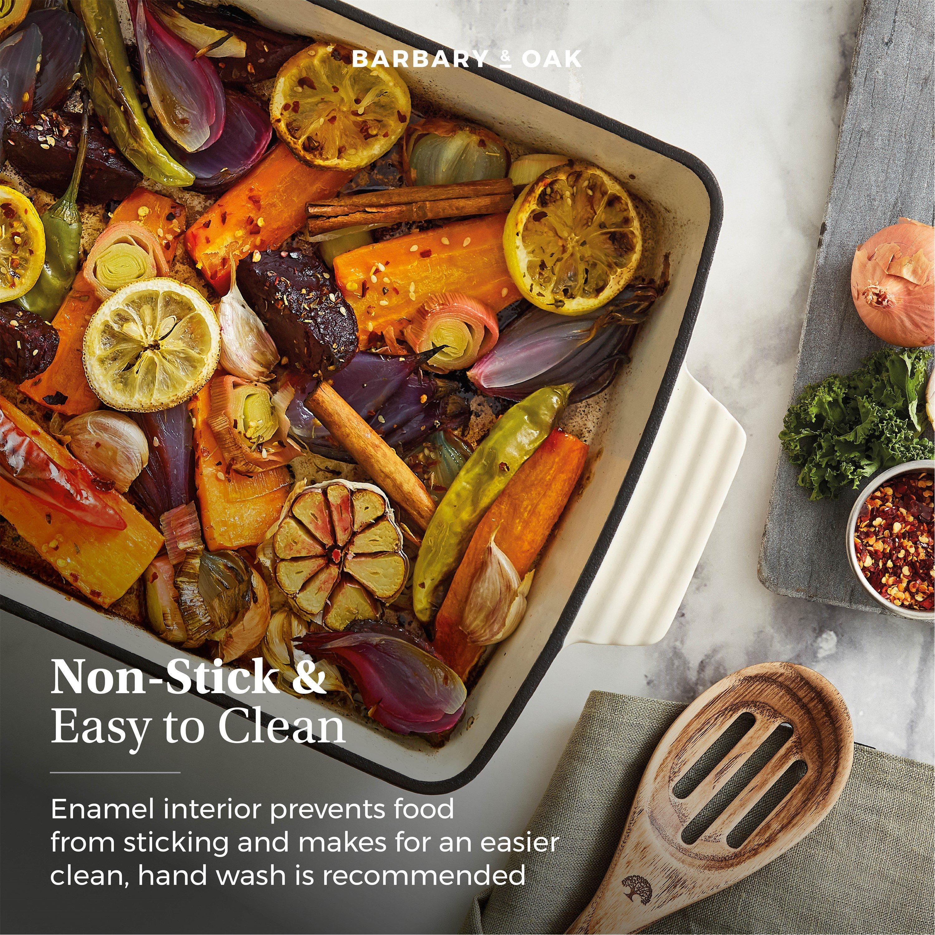 Cream - Barbary And Oak - Foundry 39cm Cast Iron Roaster Camembert Cream - 4