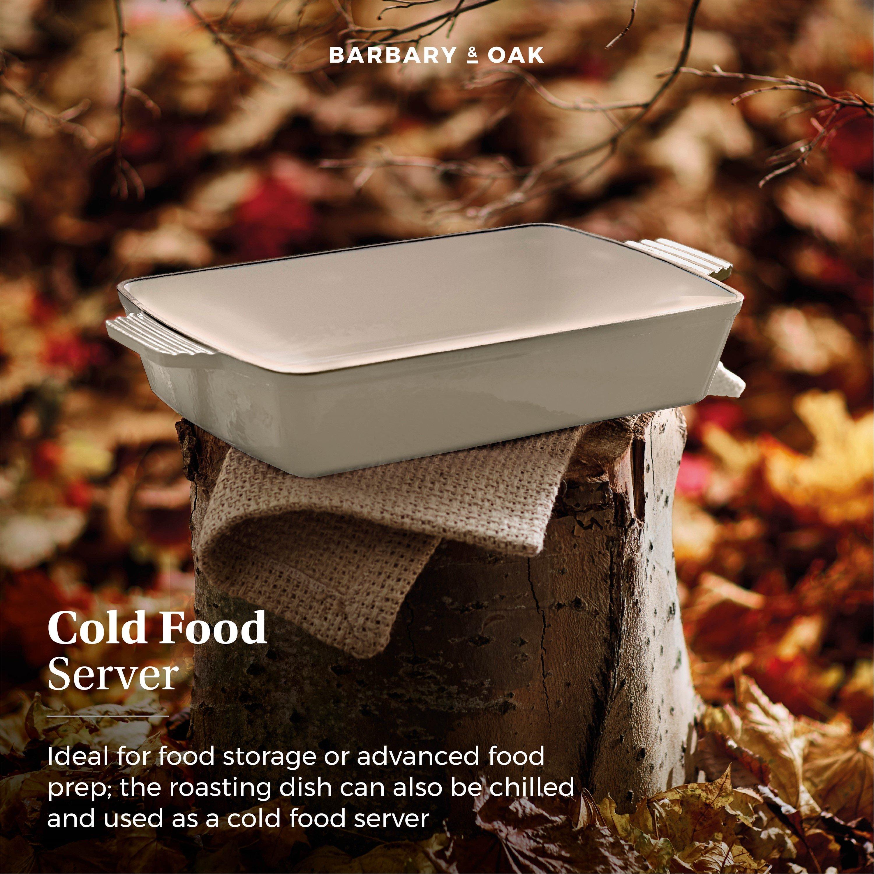 Cream - Barbary And Oak - Foundry 39cm Cast Iron Roaster Camembert Cream - 6