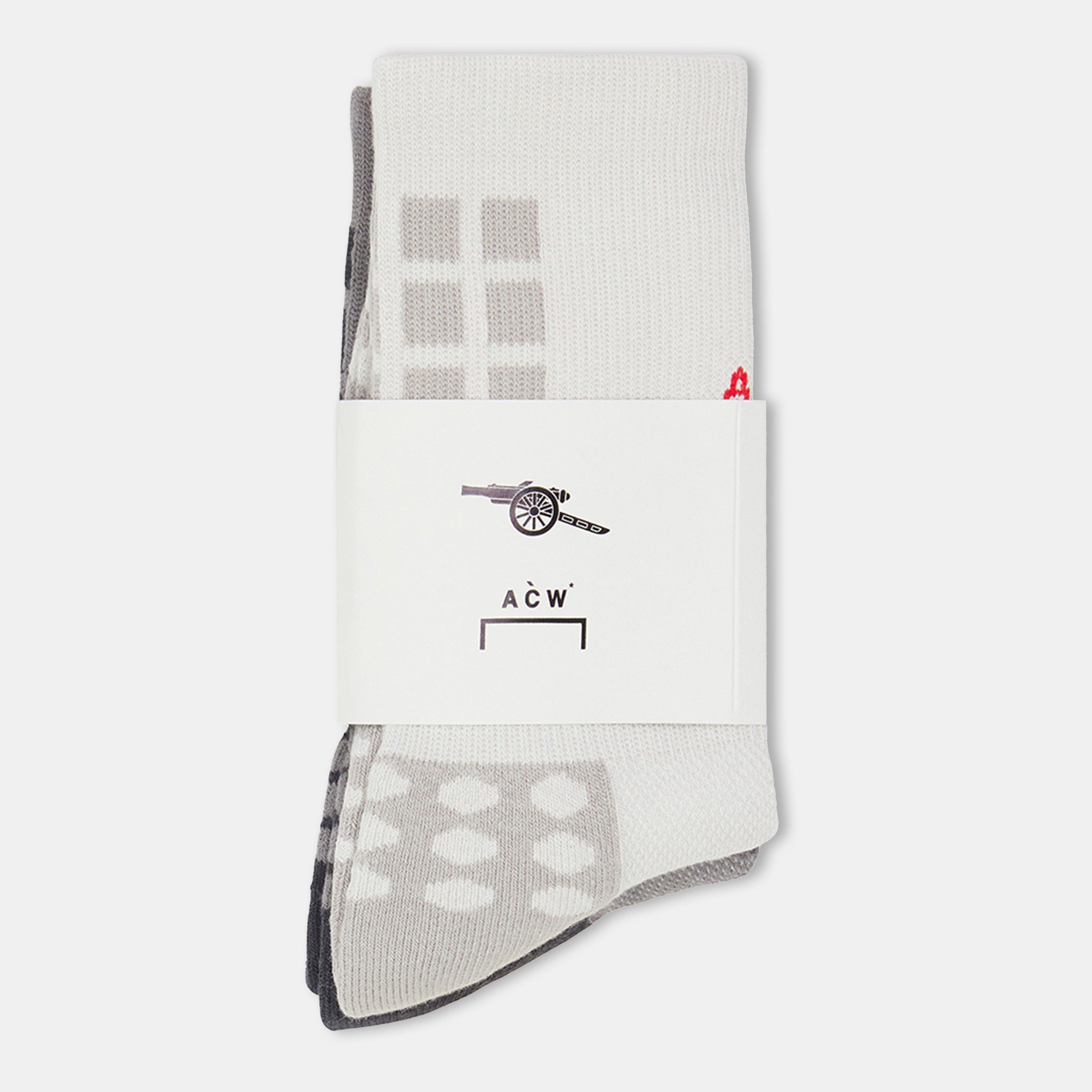 Multi 0099 - A-COLD-WALL - Mens x Arsenal FC Crew Socks - 1