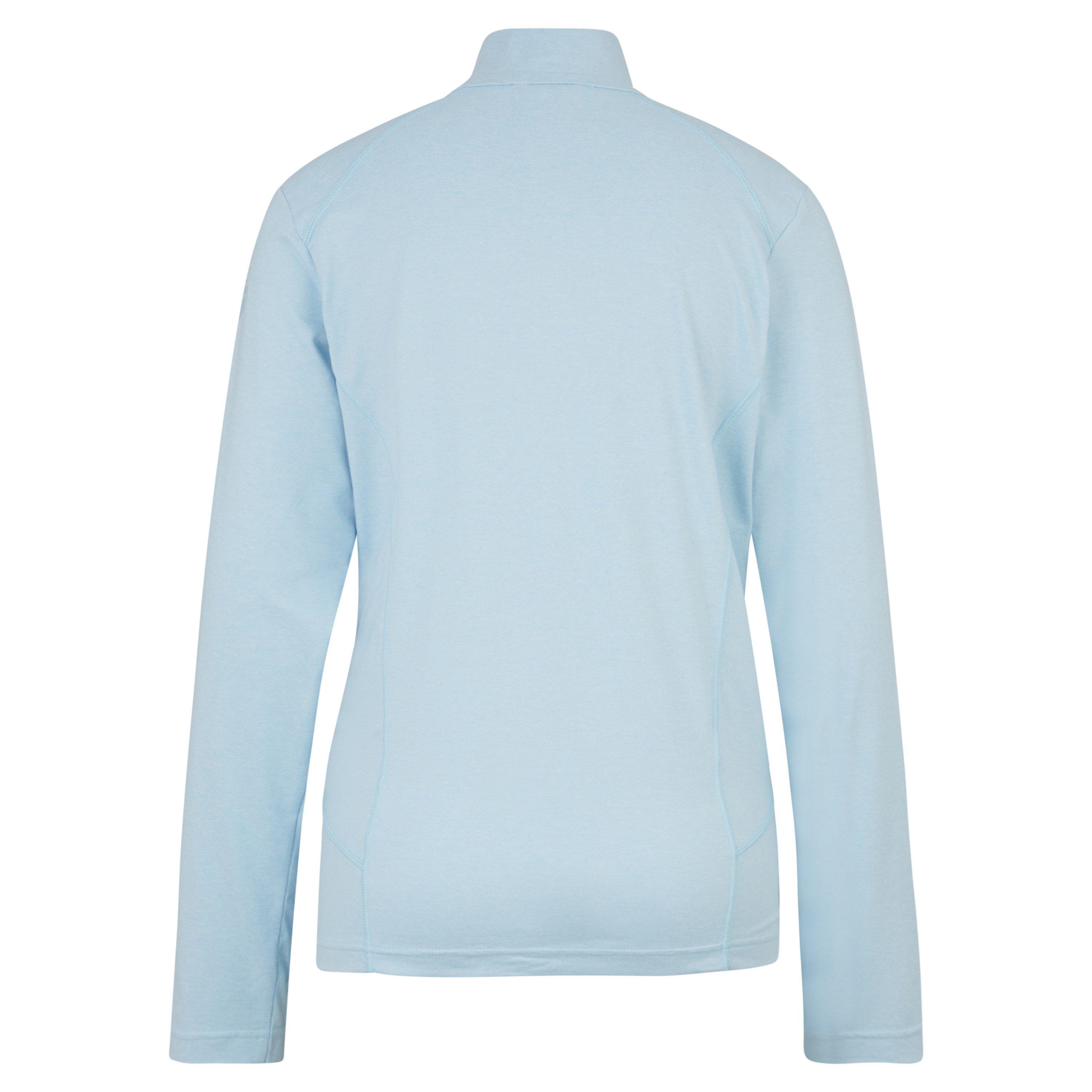 Blue - Ziener - Women's Jenita Half-Zip Fleece - 3