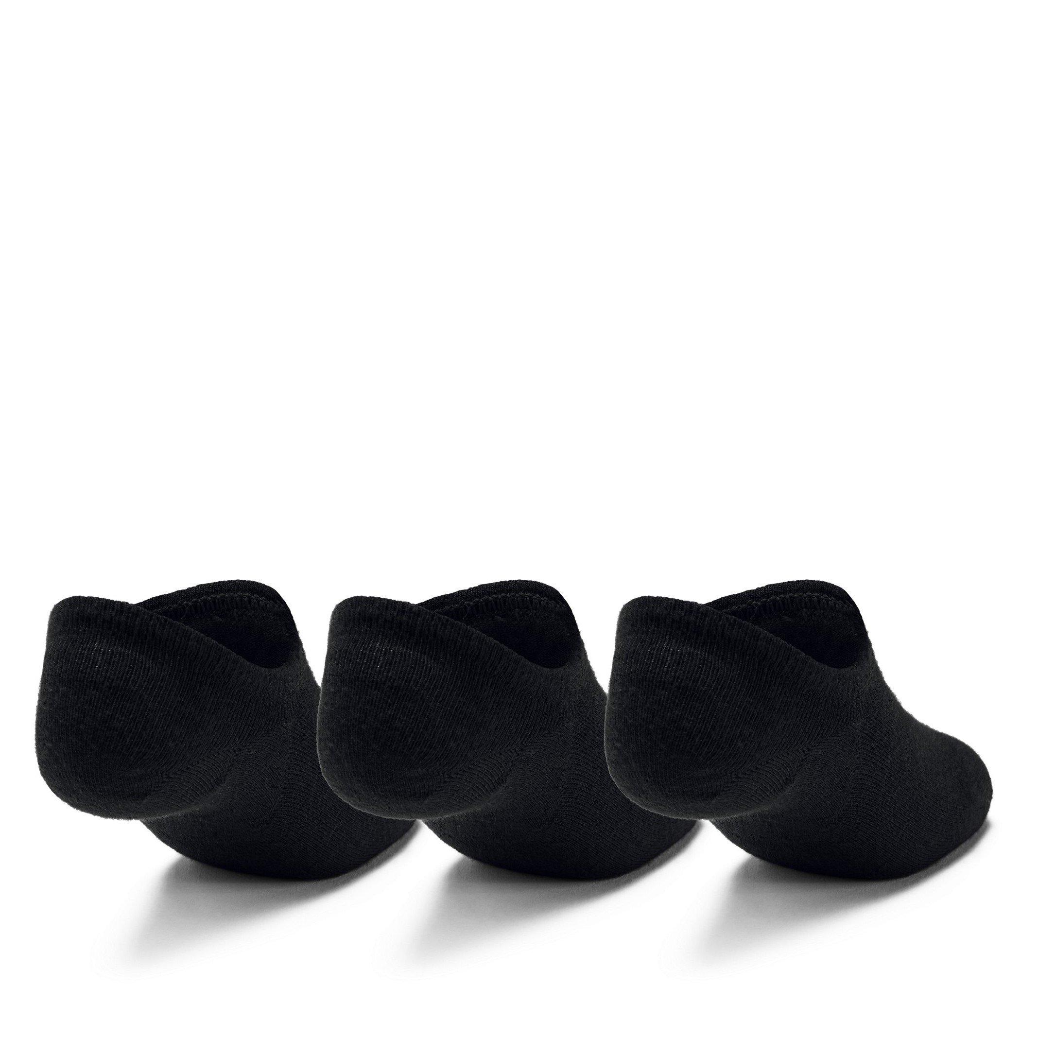 Black - Under Armour - Adults Essential Trainers Socks - 2
