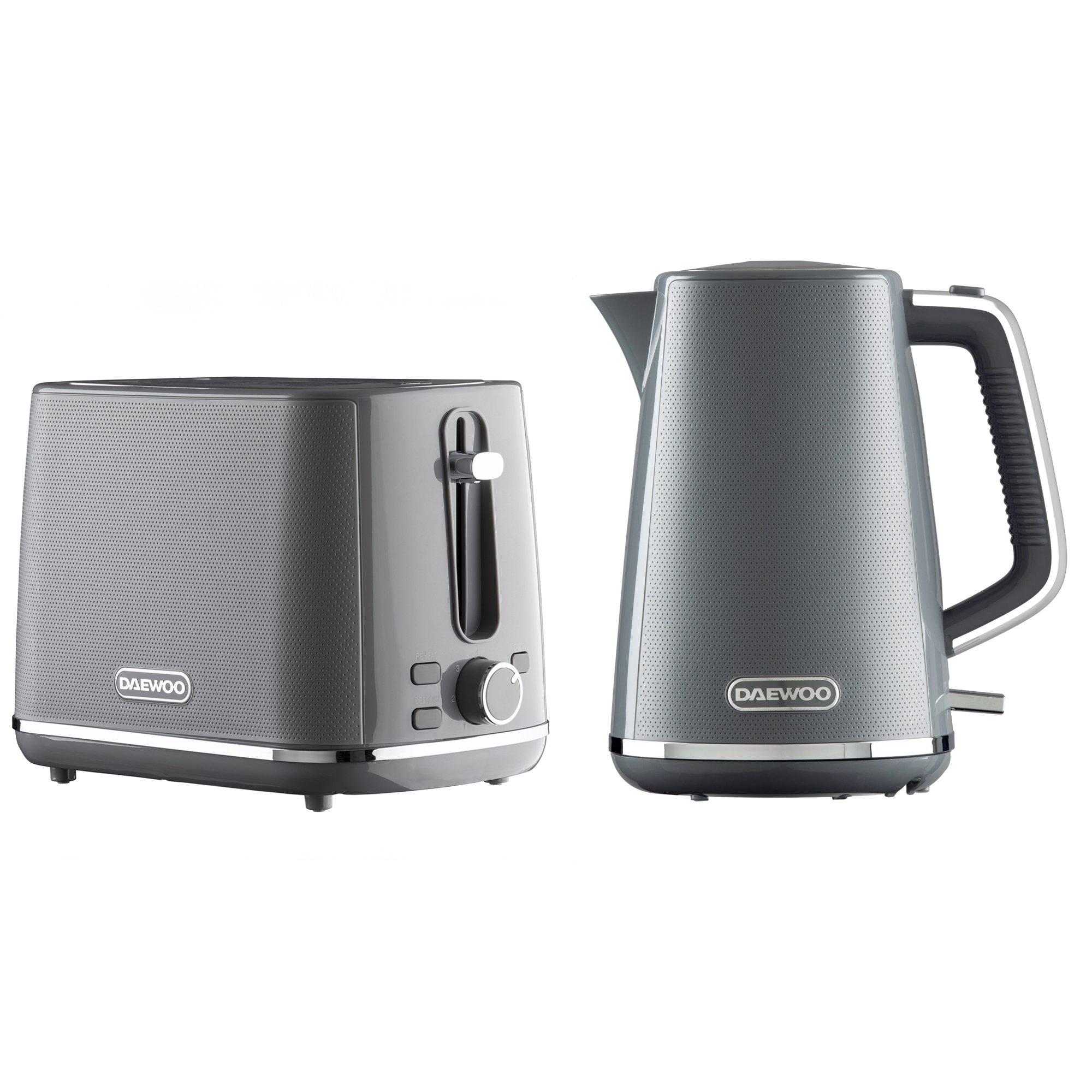 Daewoo Charcoal Grey Kettle Daewoo Grey Stirling Jug Kettle - Main Image