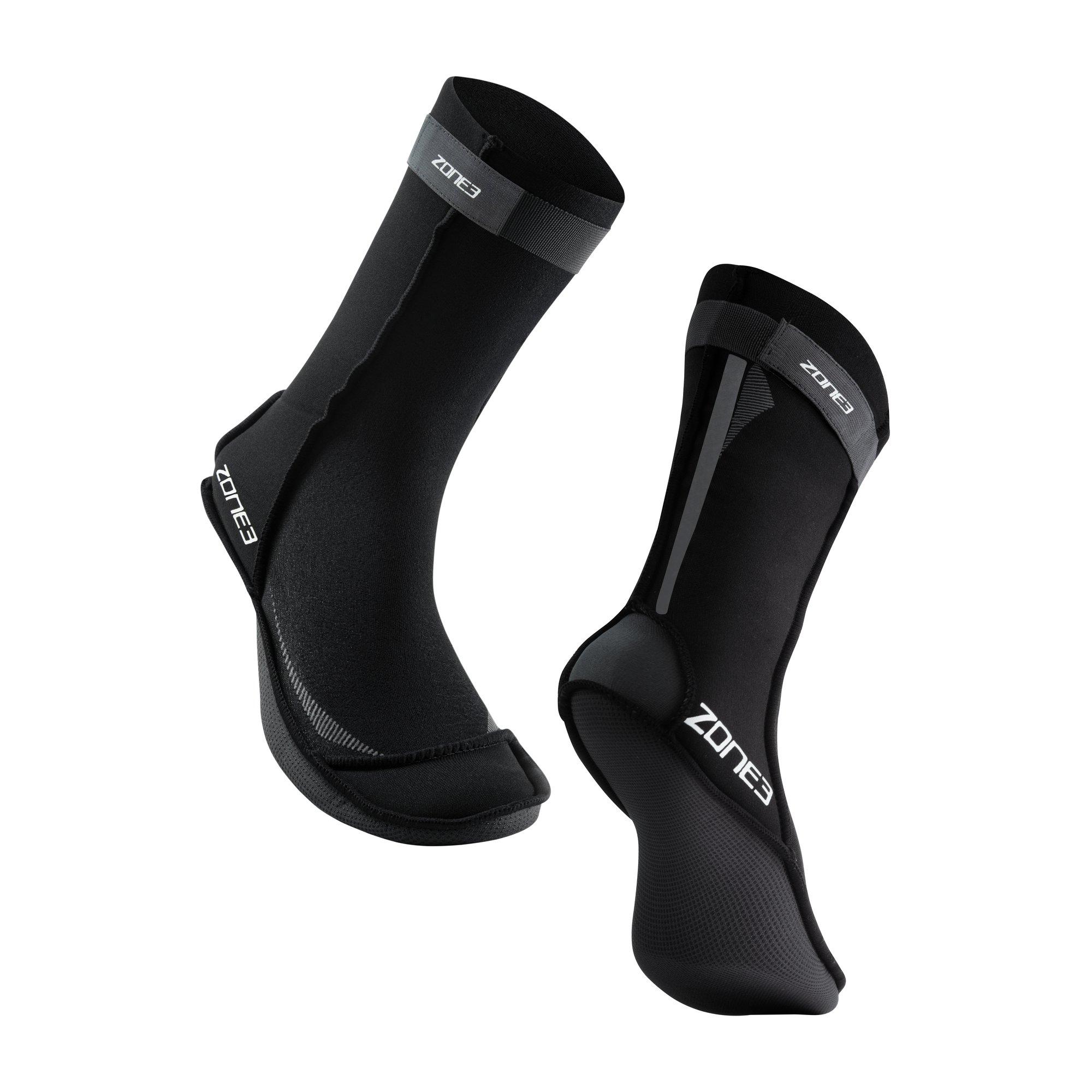 Black/Silver - Zone3 - ZONE3 Neoprene socks - 1