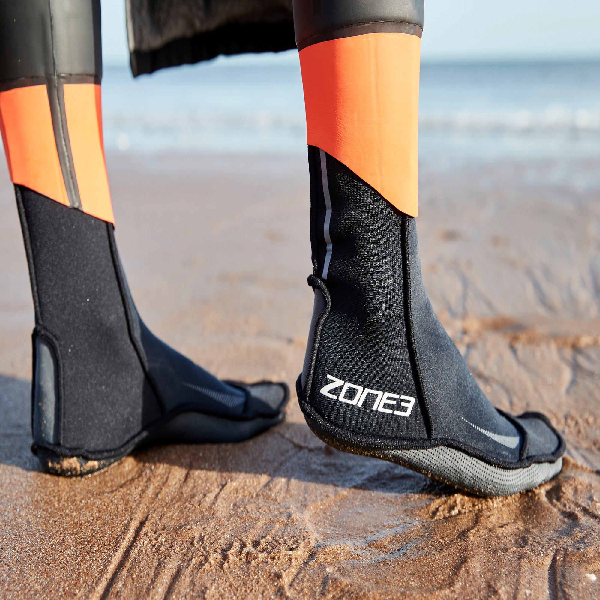 Sort/Sølv - Zone3 - ZONE3 Neoprene socks - 2