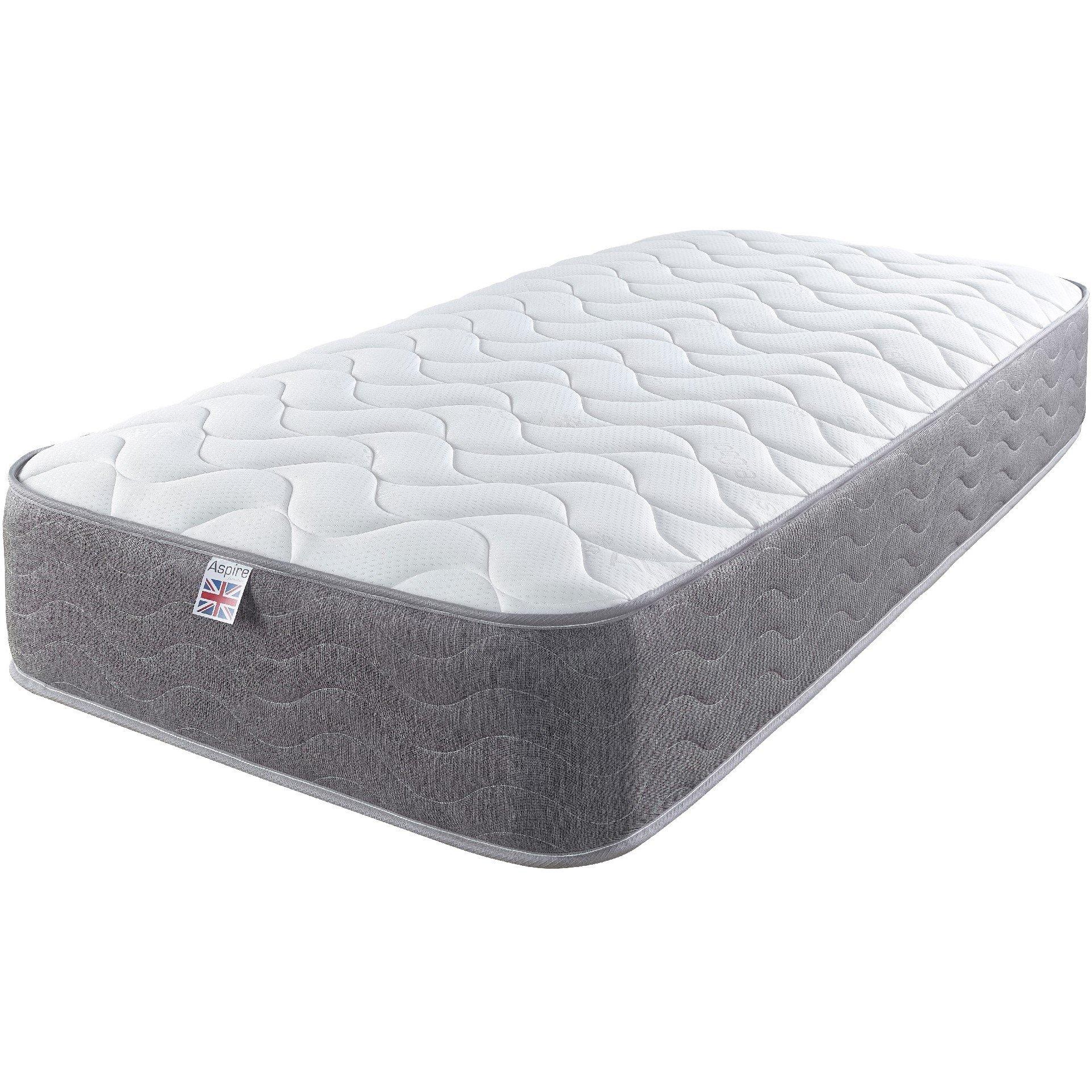 White - Aspire - Aspire Double Comfort Cool Relief Hybrid Mattress - 4