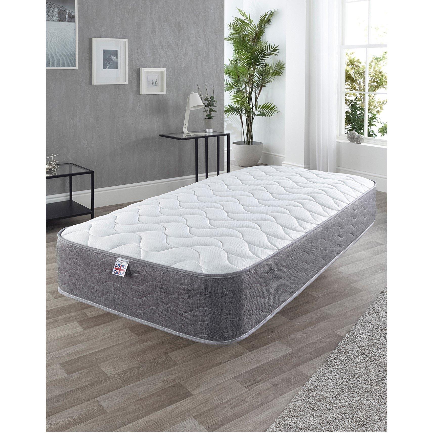 White - Aspire - Aspire Double Comfort Cool Relief Hybrid Mattress - 6