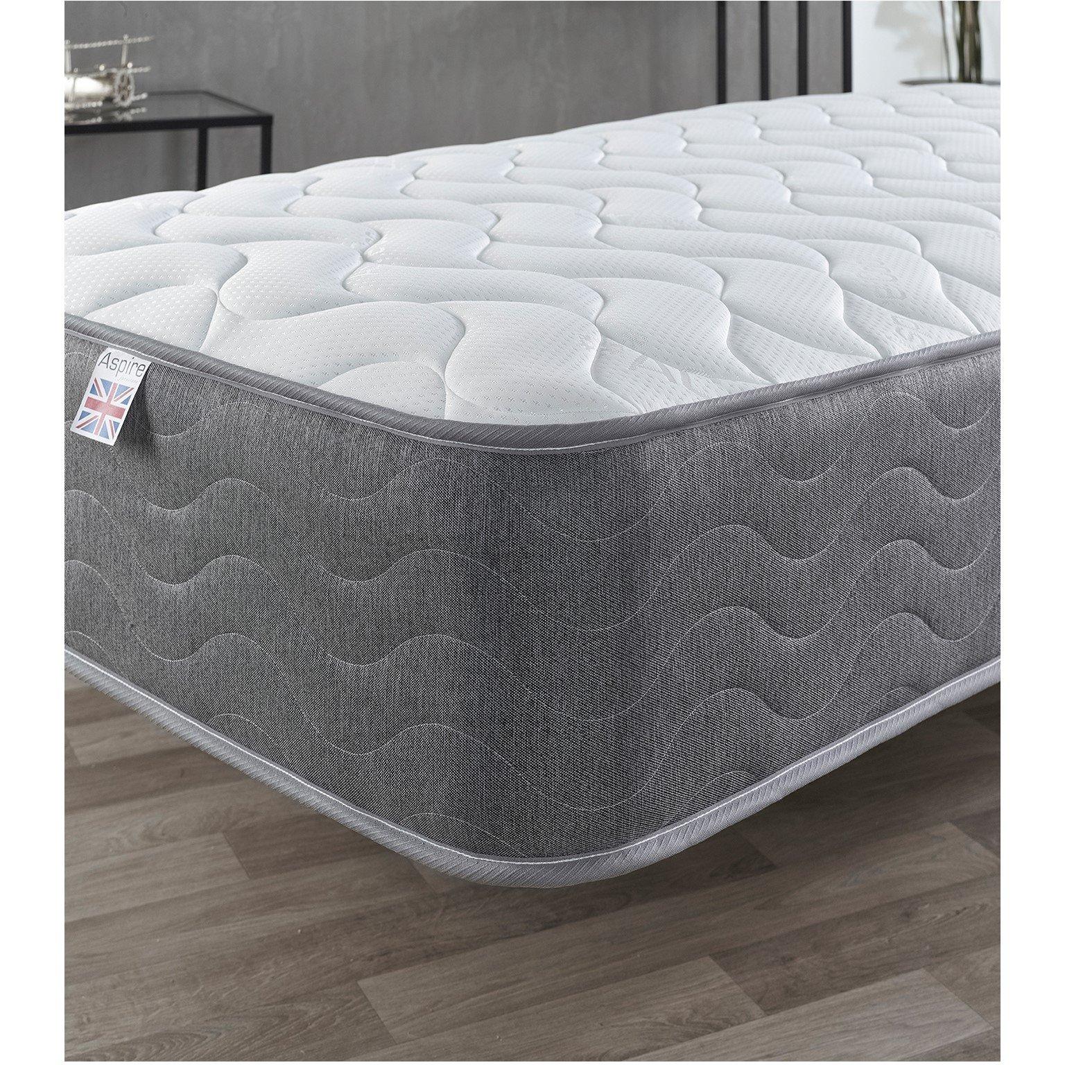 White - Aspire - Aspire Double Comfort Cool Relief Hybrid Mattress - 7