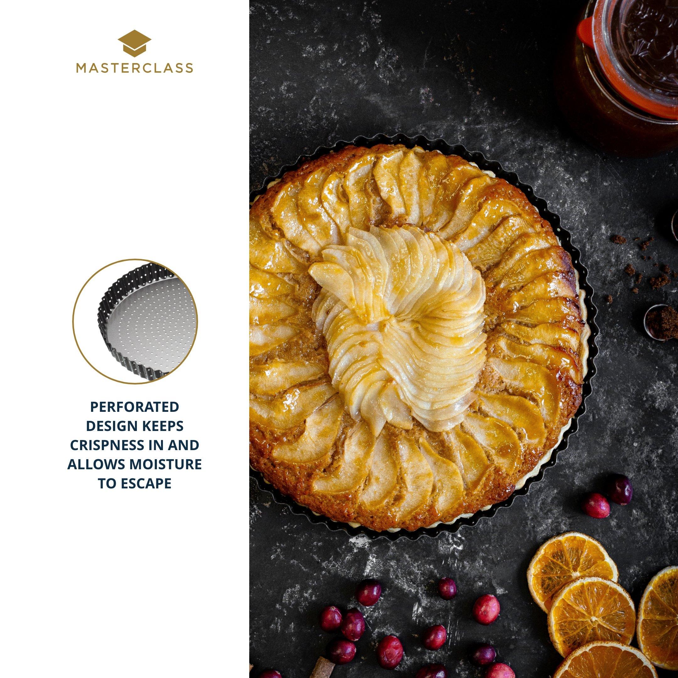 Grey - MasterClass - MasterClass Round Flan / Quiche Tin - 3