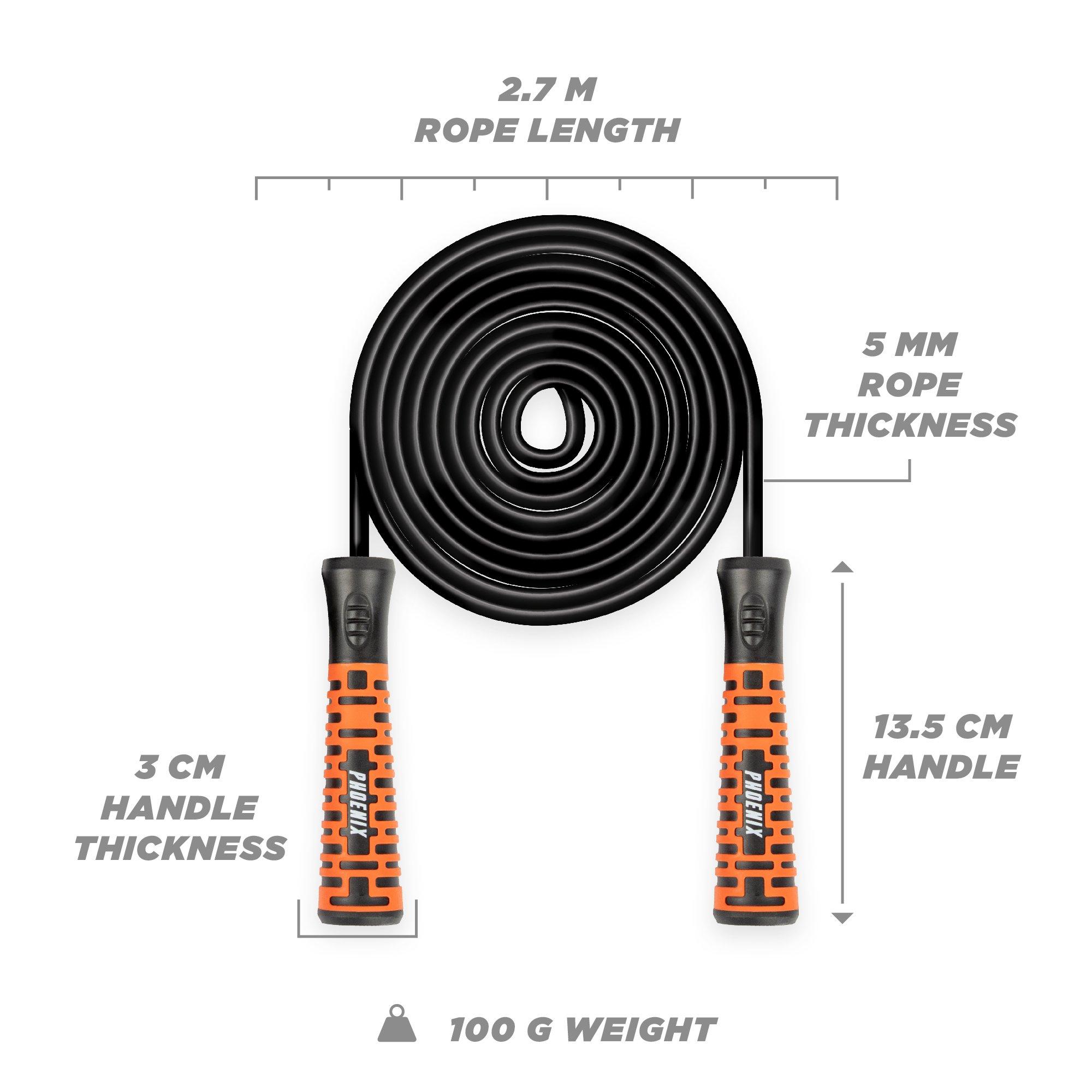 Black - Phoenix Fitness - Skipping Rope - 2