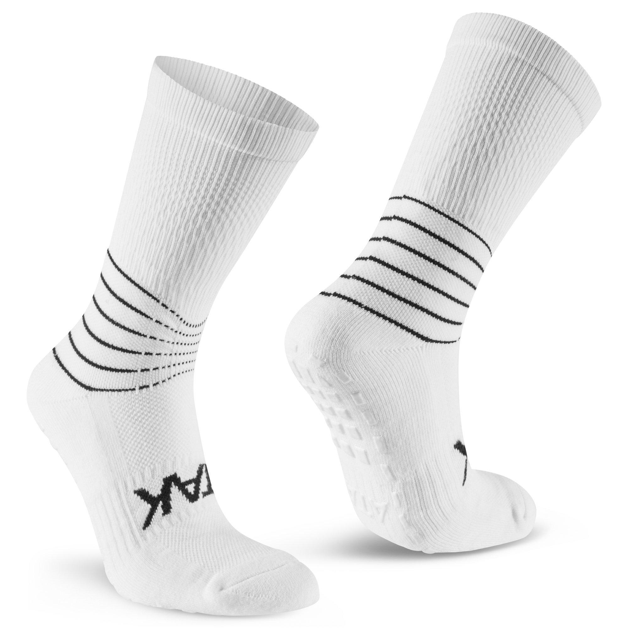 White - ATAK Sports - C Grip Mid Socks Senior - 1