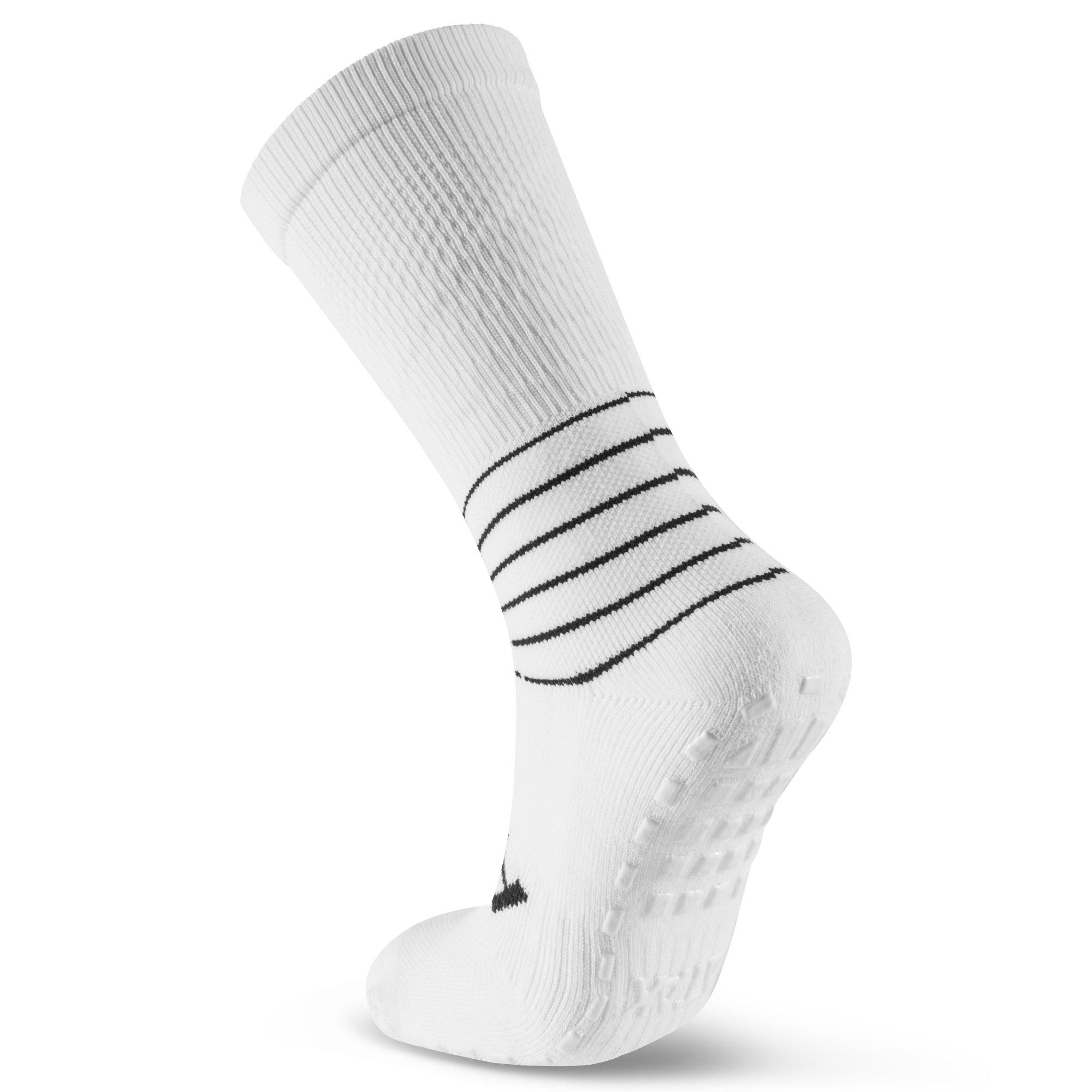 White - ATAK Sports - C Grip Mid Socks Senior - 3