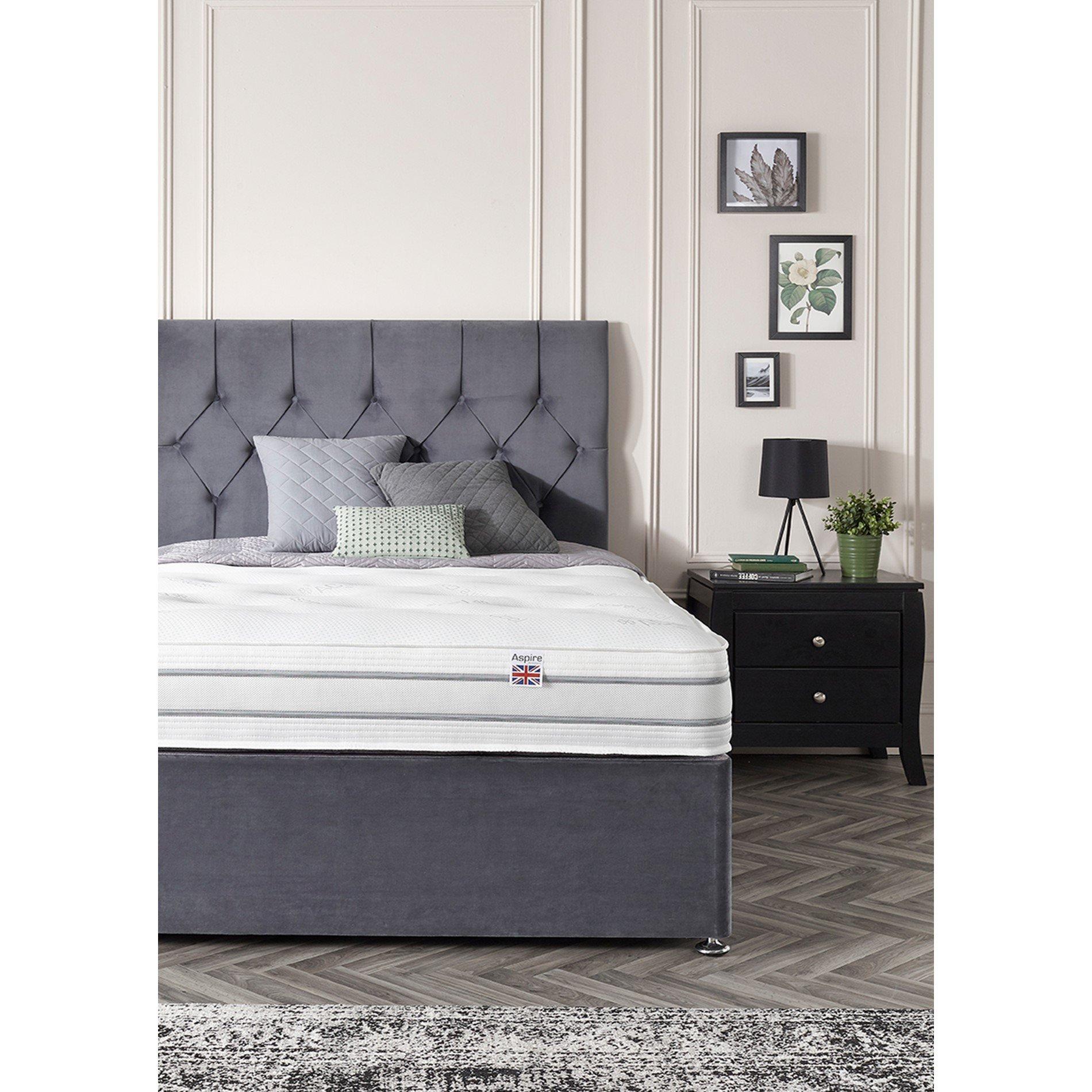 White - Aspire - Cool 1000 Pocket Tufted Mattress - 2