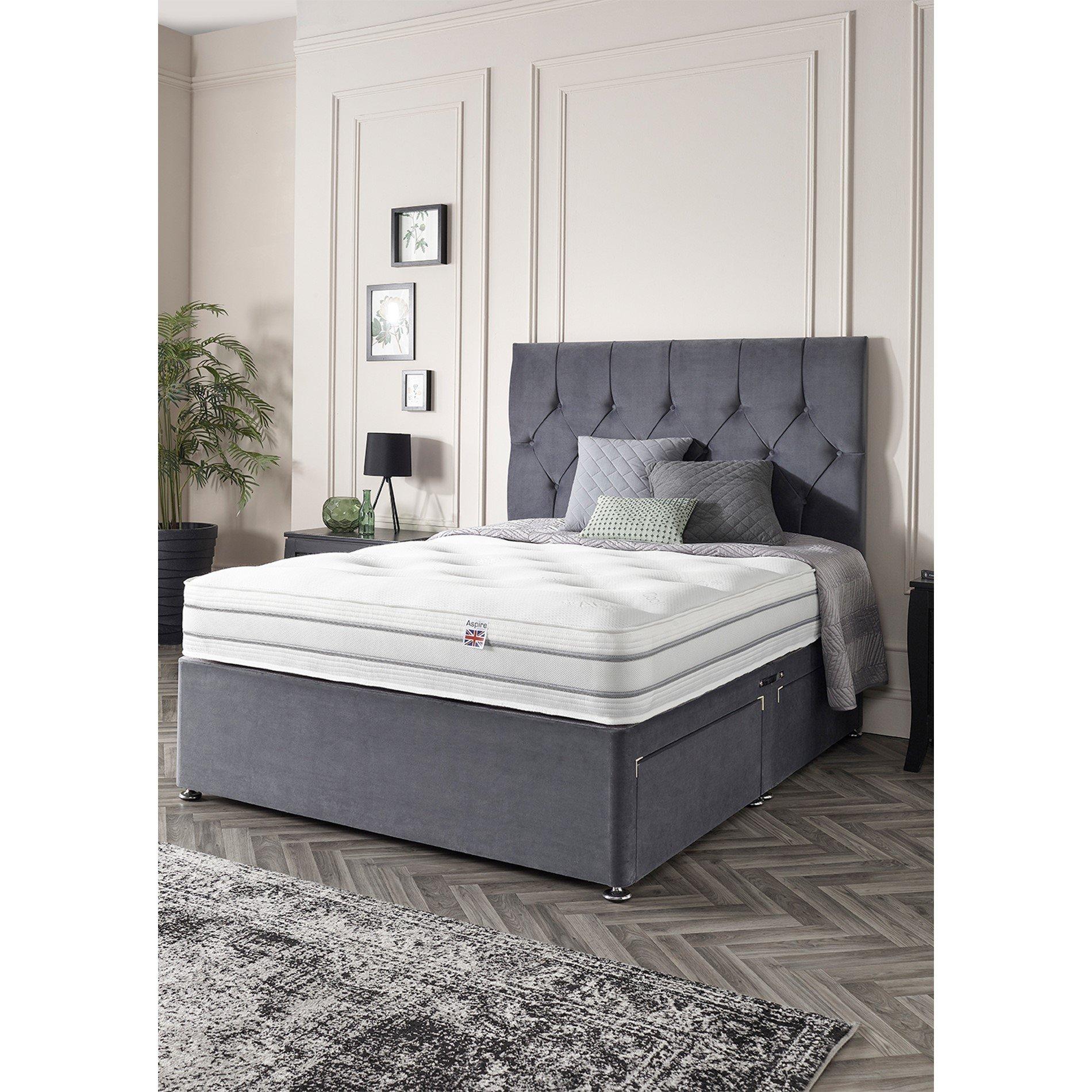 White - Aspire - Cool 1000 Pocket Tufted Mattress - 3