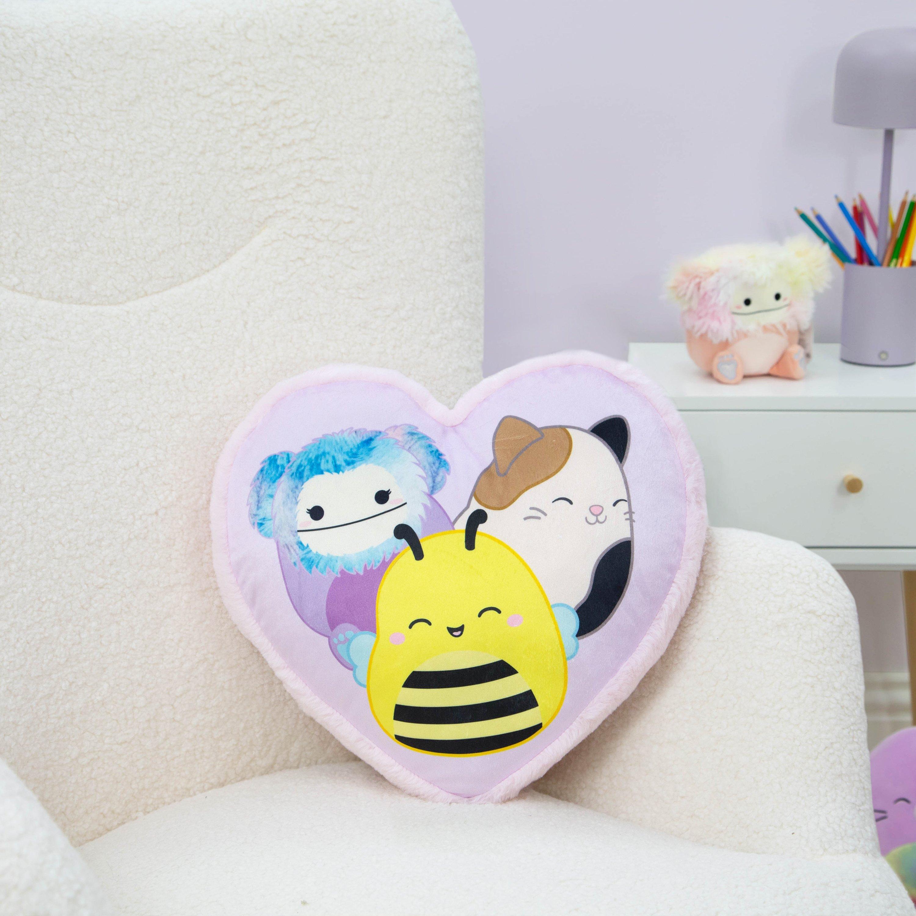 Multi - Squishmallows - Squishmallows Heart Shaped Cushion - 1