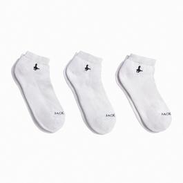 Jack Wills Foxen Multipack Trainer Socks 3 Pack