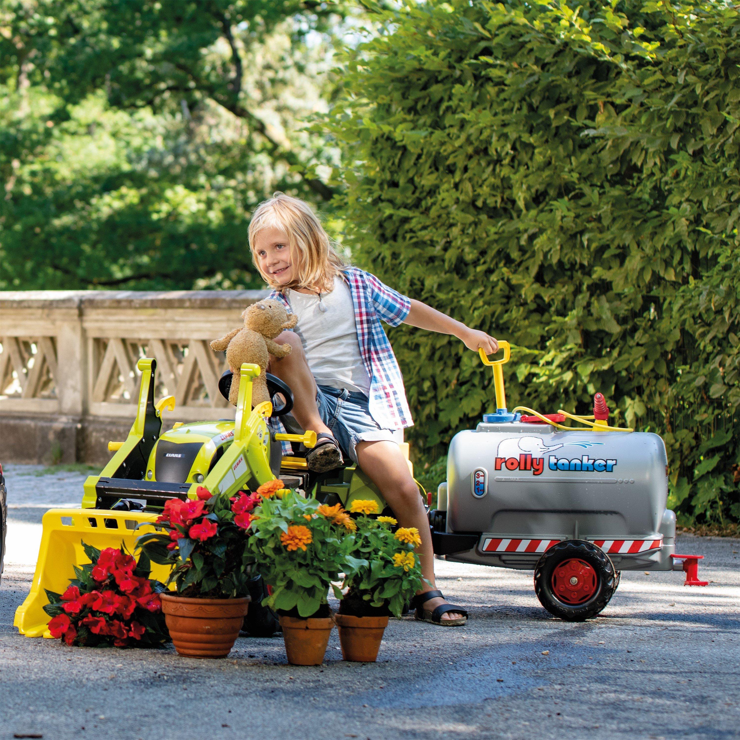 Grey - rolly toys - Jumbo Tanker Silver & Spray & J/Wheel - 4