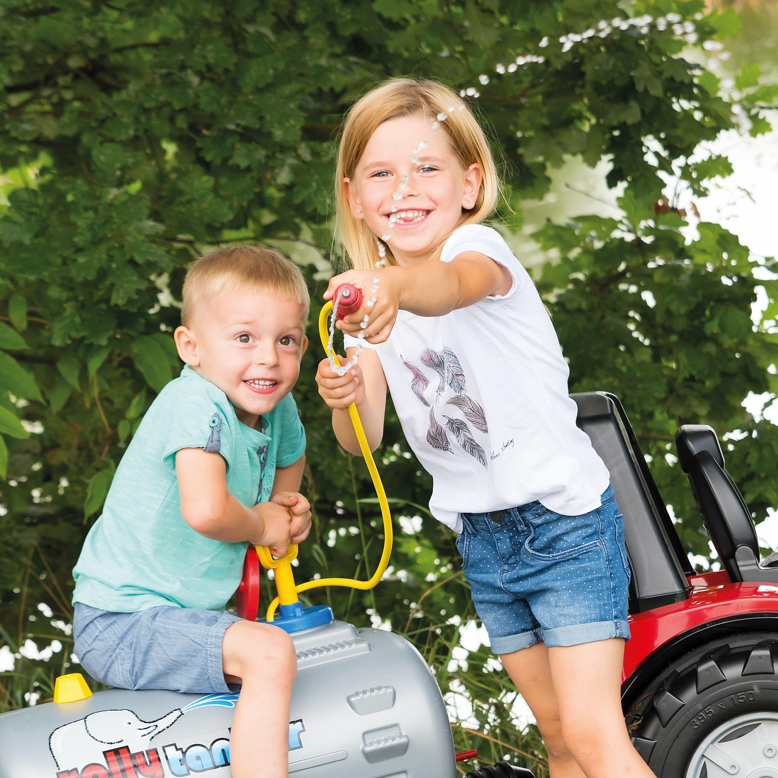 Grey - rolly toys - Jumbo Tanker Silver & Spray & J/Wheel - 5