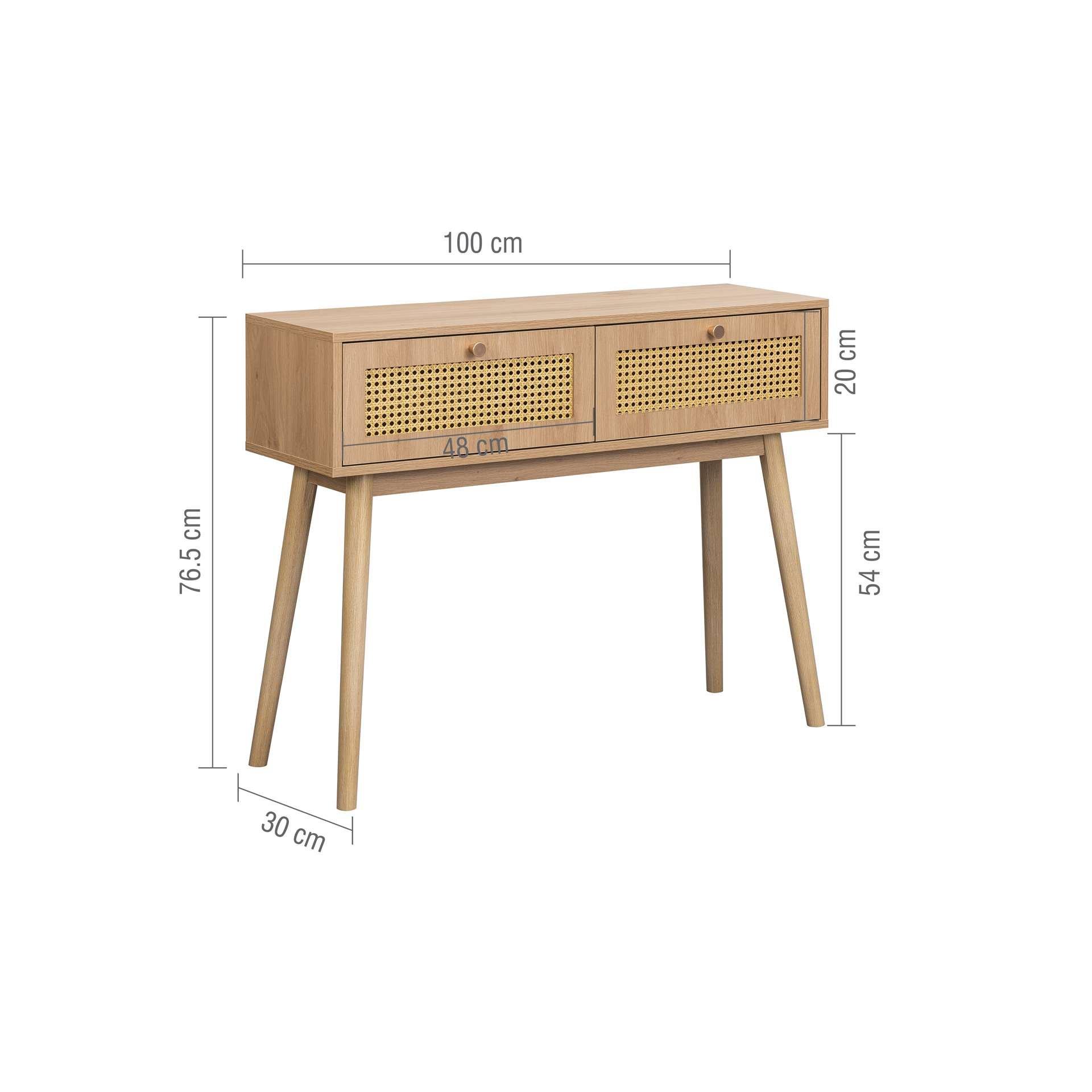 Brown - Birlea - Croxley Console Table - 9
