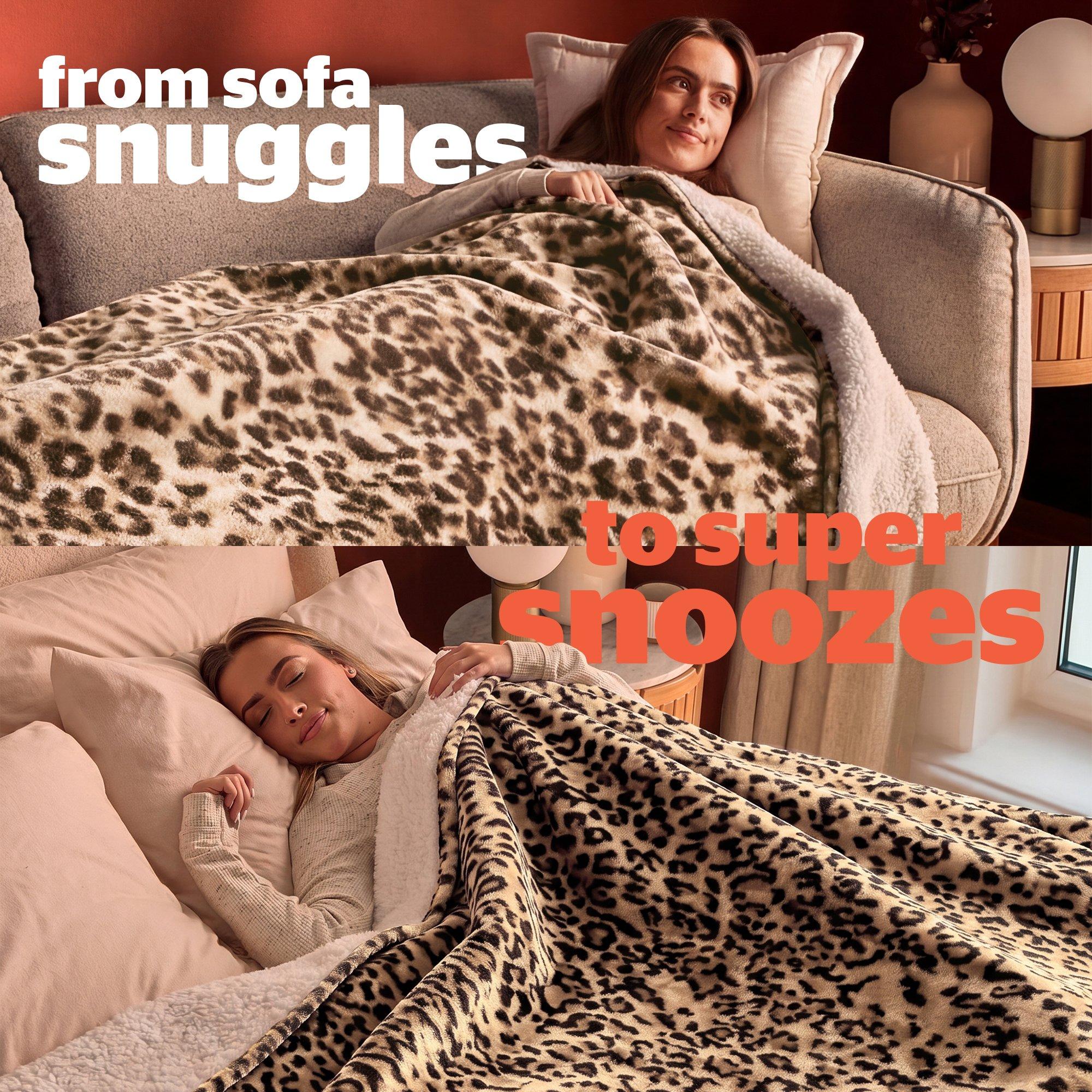 Leopard - Silentnight - Heat Genie Self Heating Leopard Print Blanket - 5