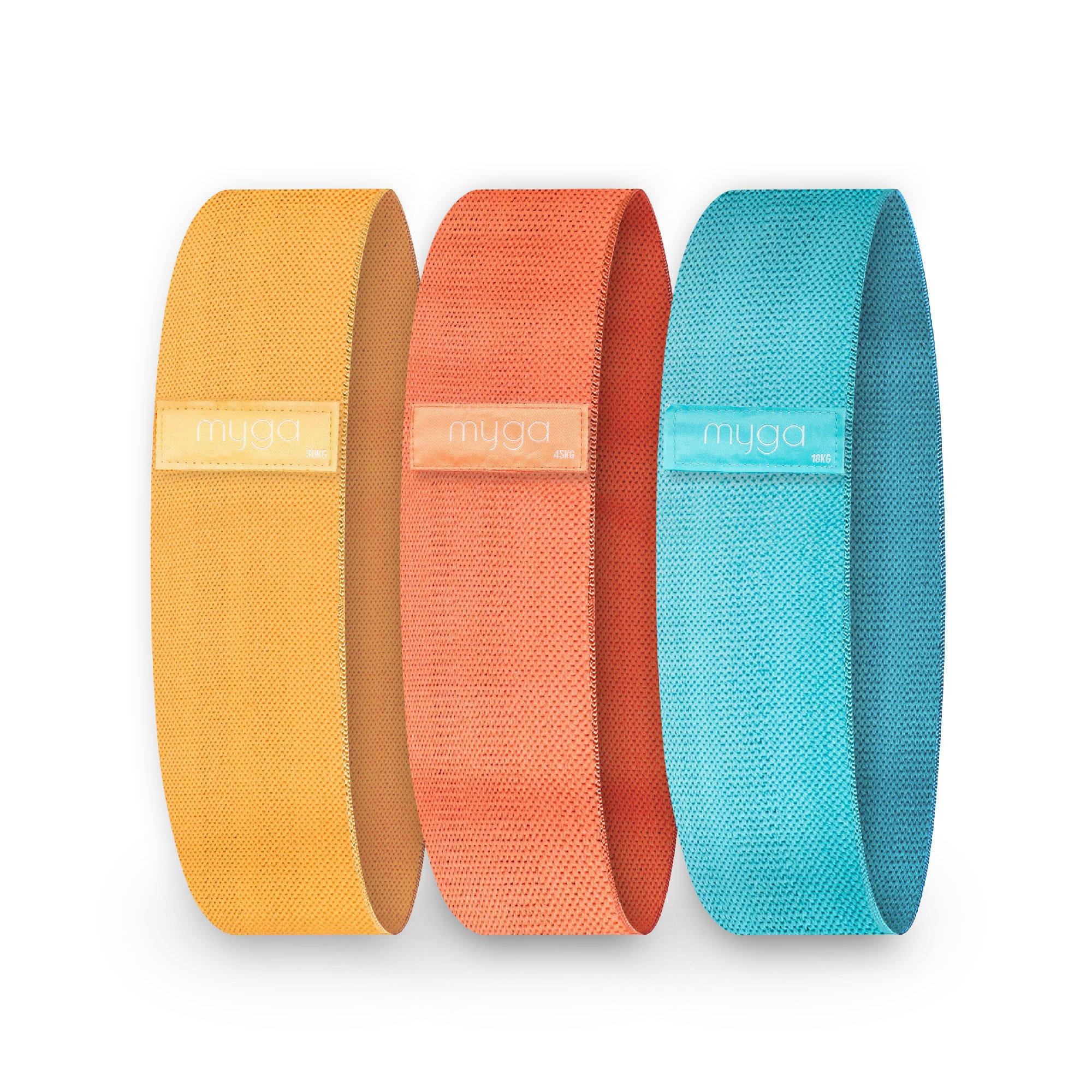 Myga  Glute Resistance Bands - coloured