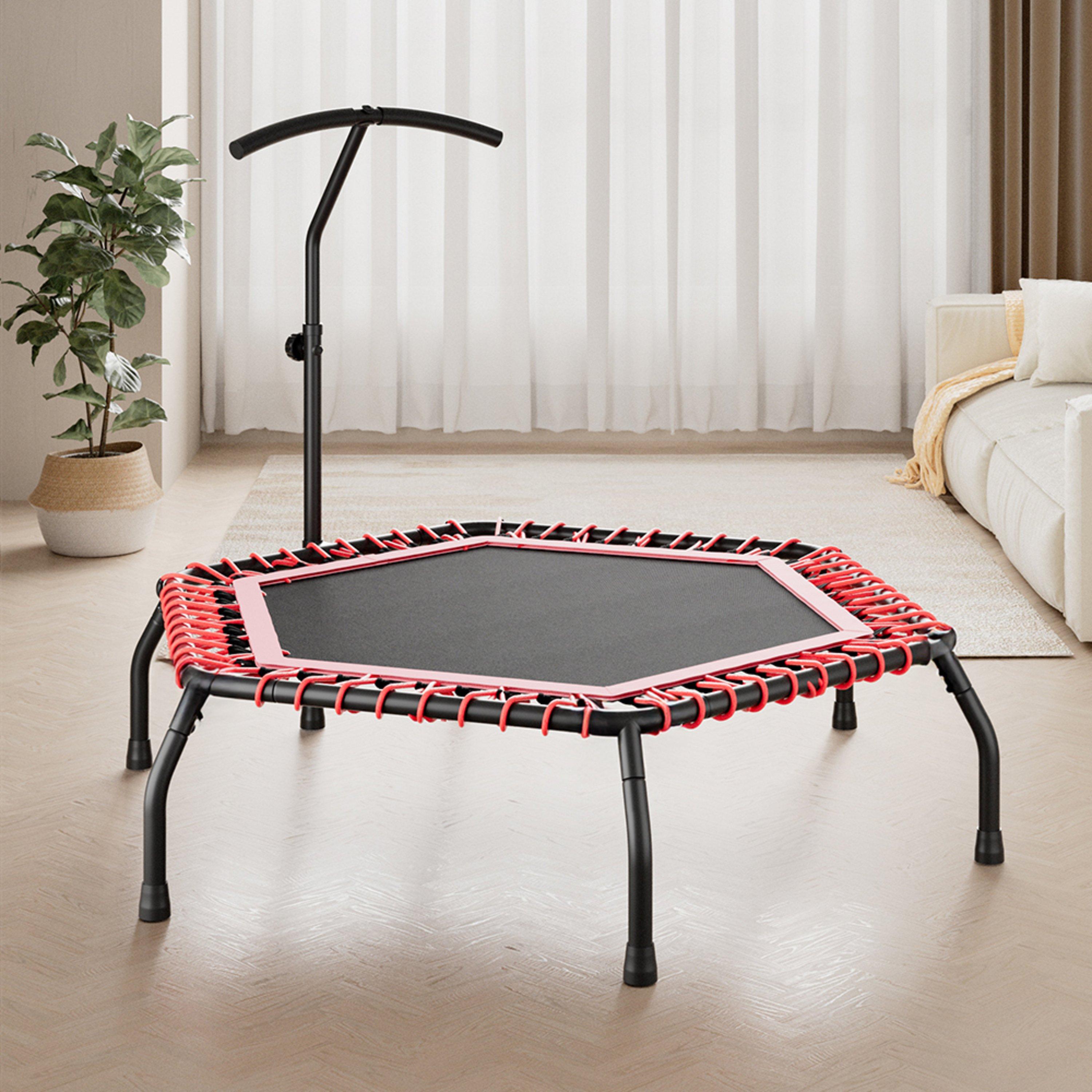 LIFE IDEAS SPORT 48in Bungee Cords Hexagonal Trampoline