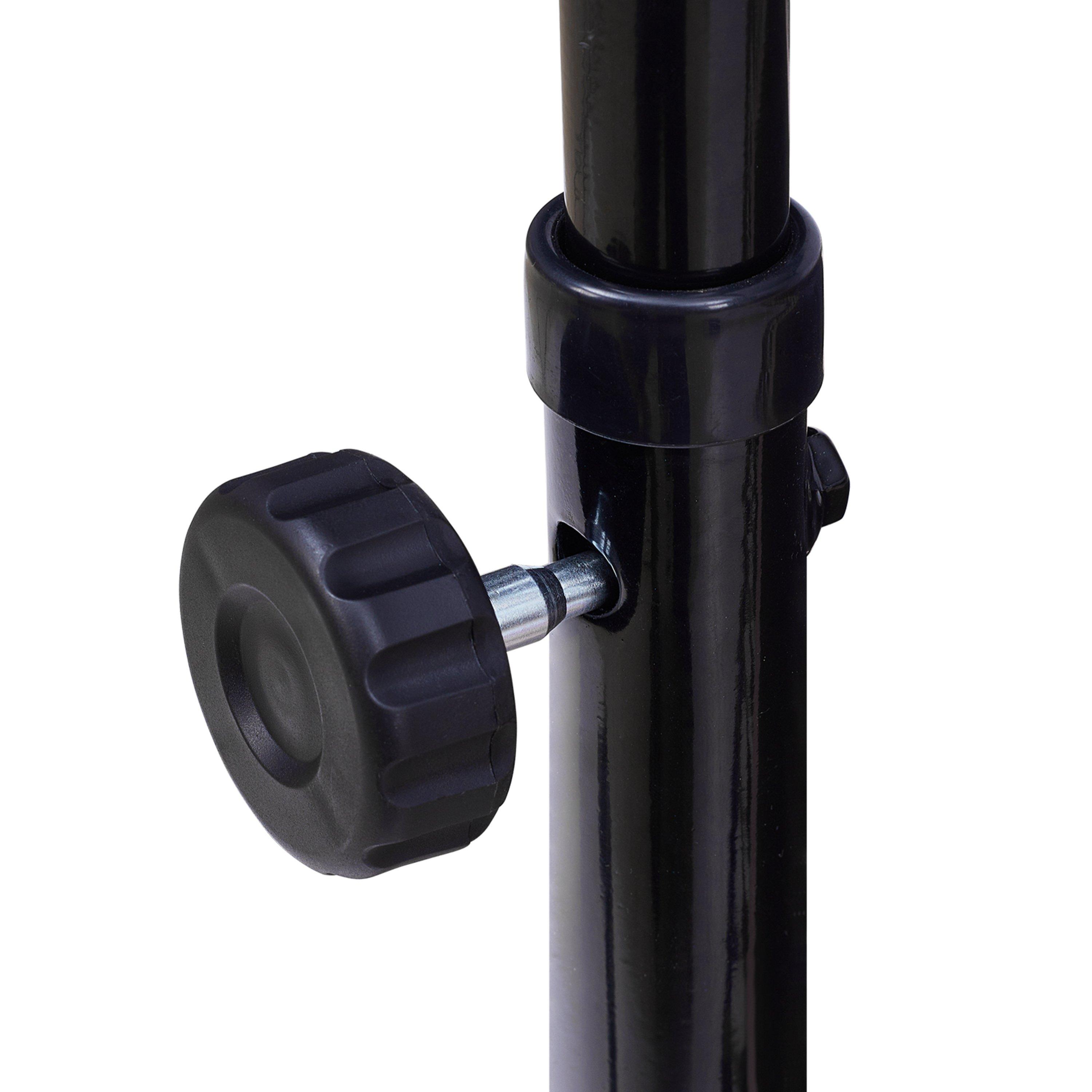 Black/Red - LIFE IDEAS SPORT - 48in Bungee Cords Hexagonal Trampoline - 8