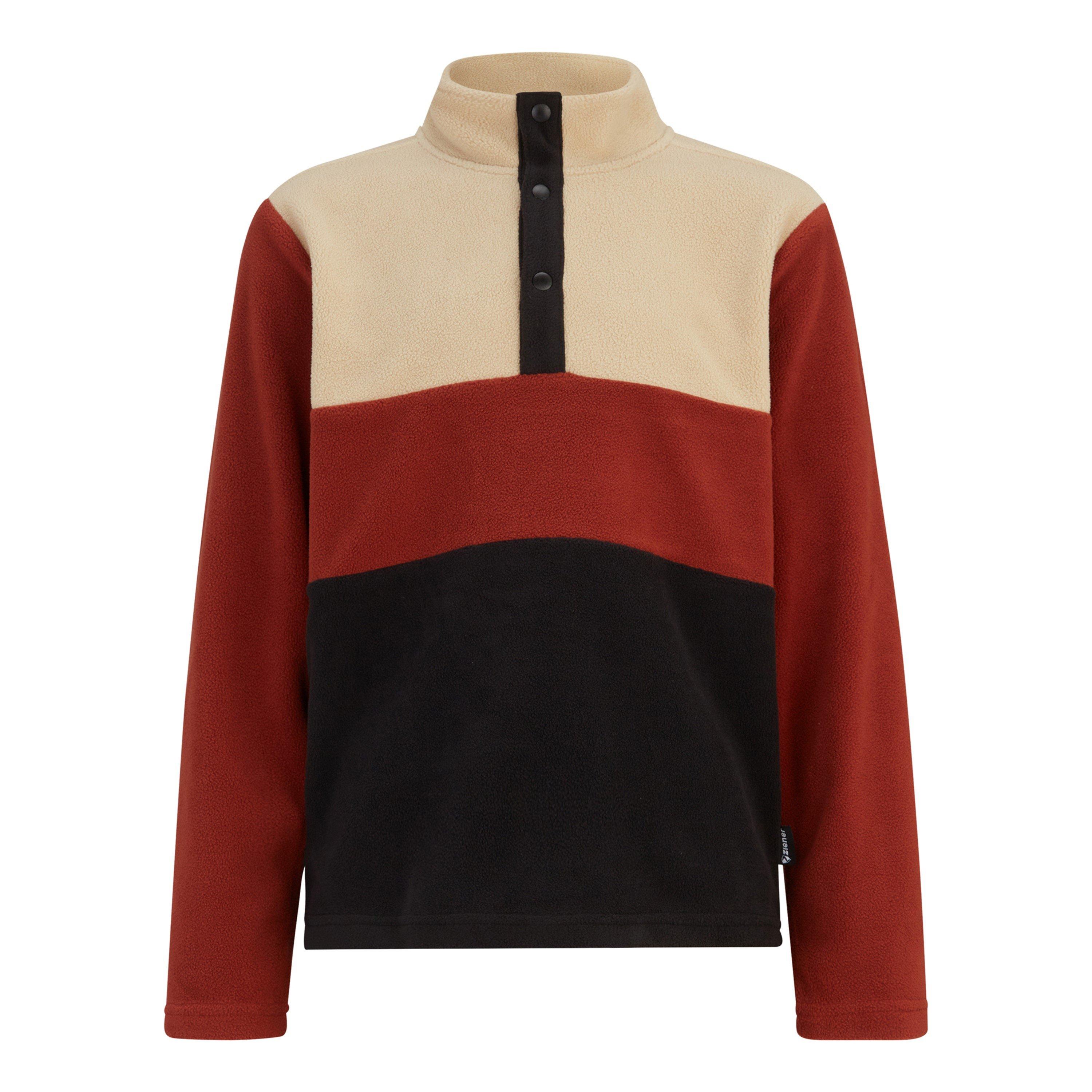 Black - Ziener - Kids' Jannu Half-Zip Fleece - 1