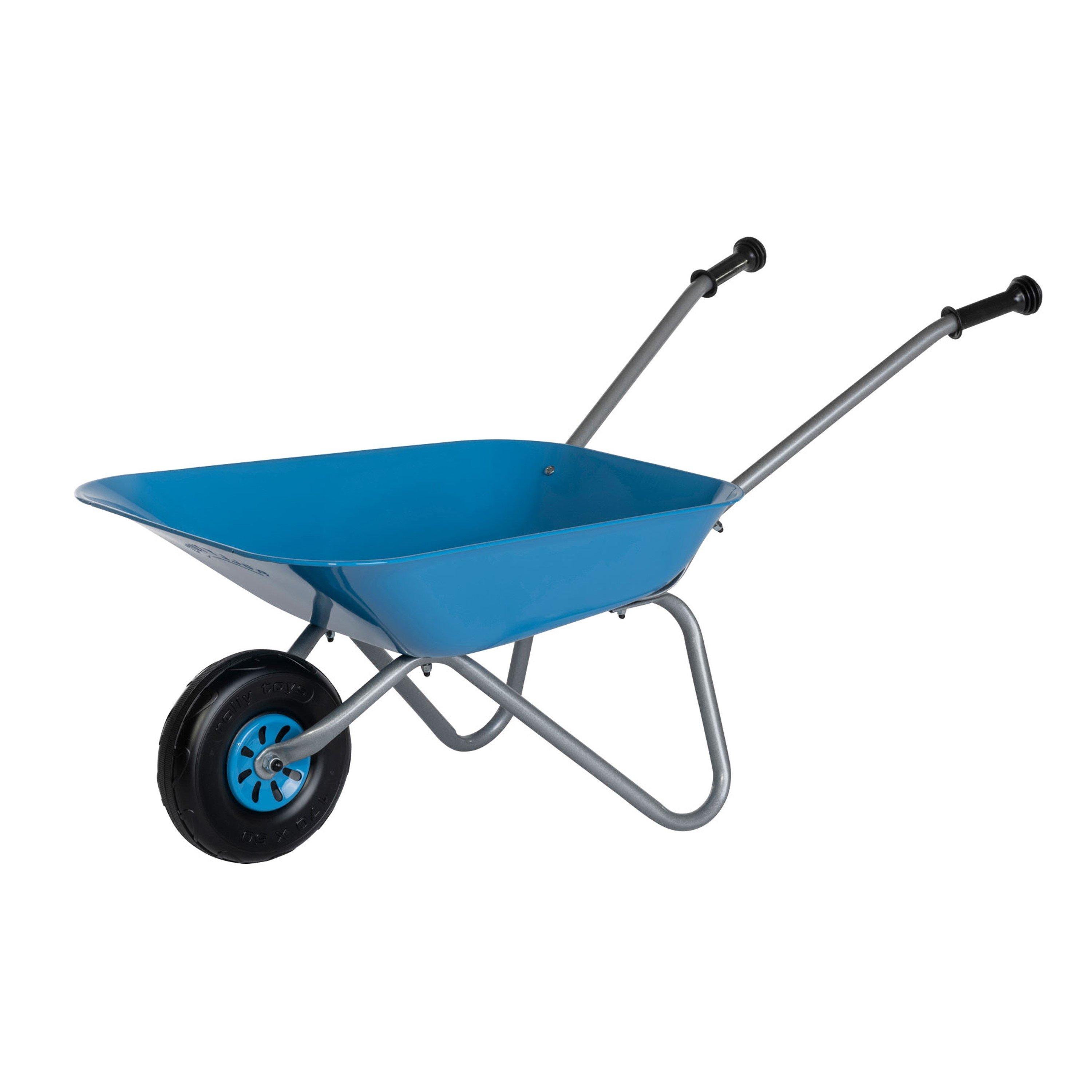 Multi - rolly toys - Blue Metal Wheelbarrow