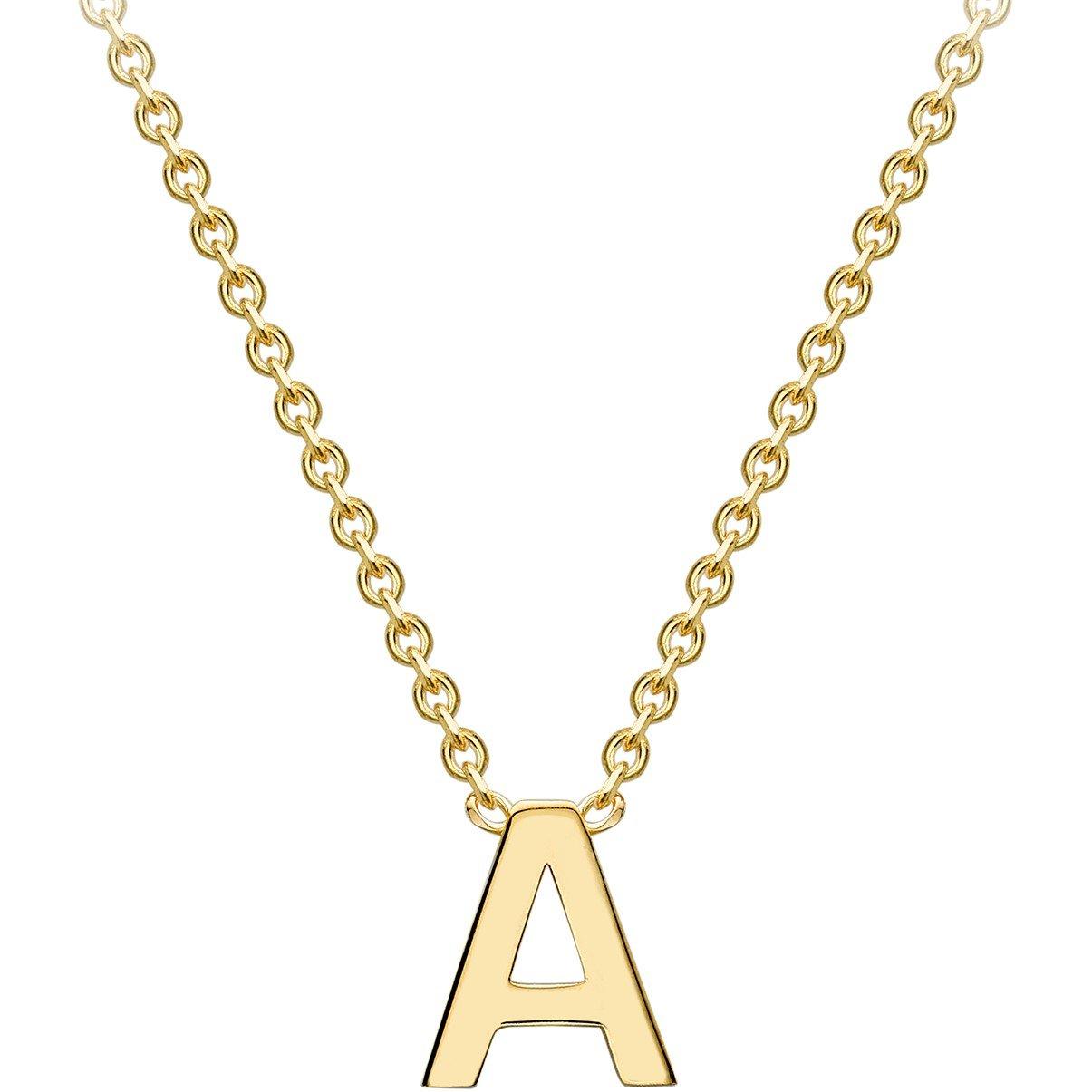 Yellow Gold - Be You - 9ct Gold Mini Initial Necklace - 1